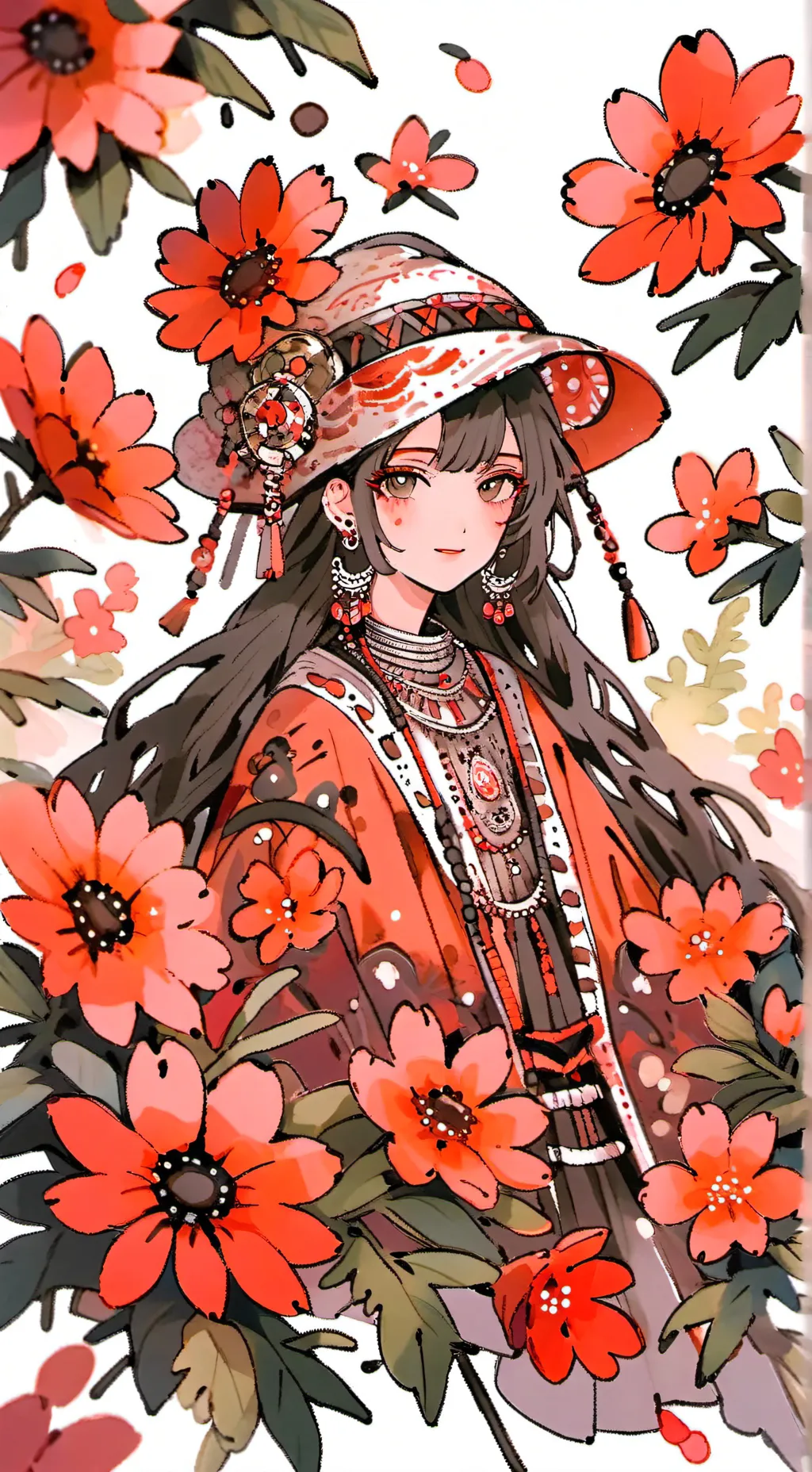 ai character: blue  background