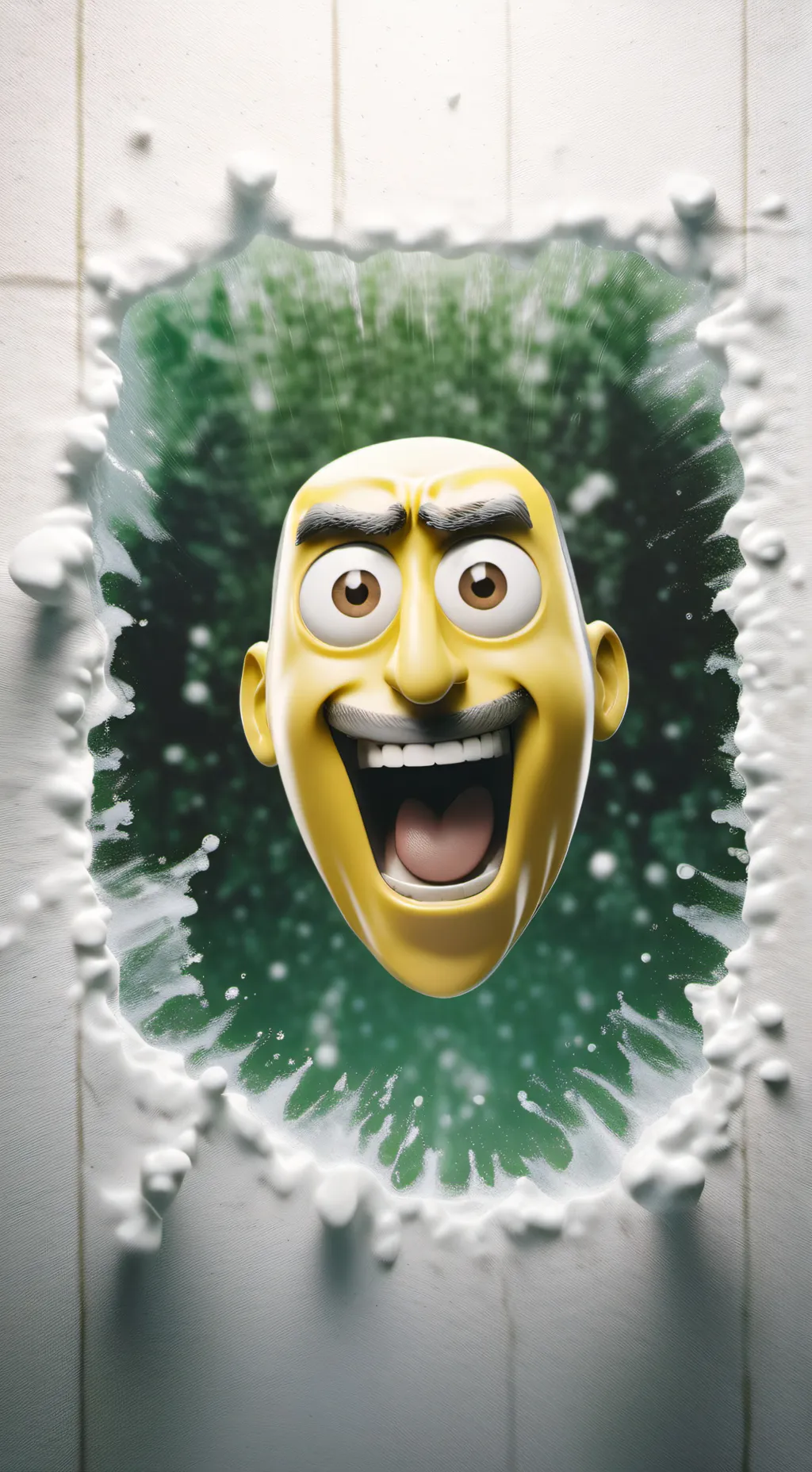 ai character: lemon man background