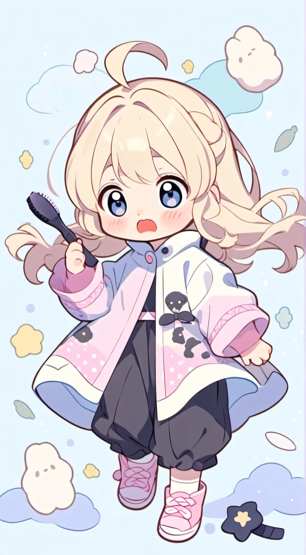 ai character: toddler Rosie  background