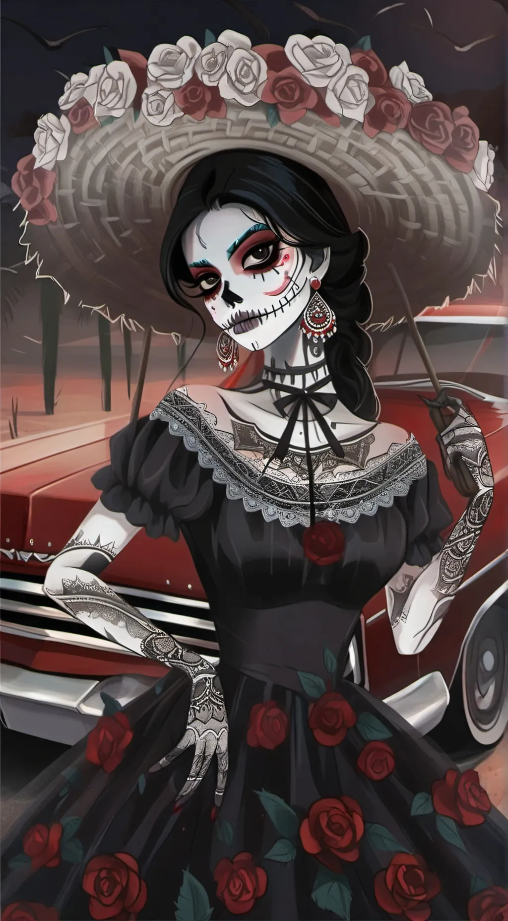 ai character: juanita🎃 background