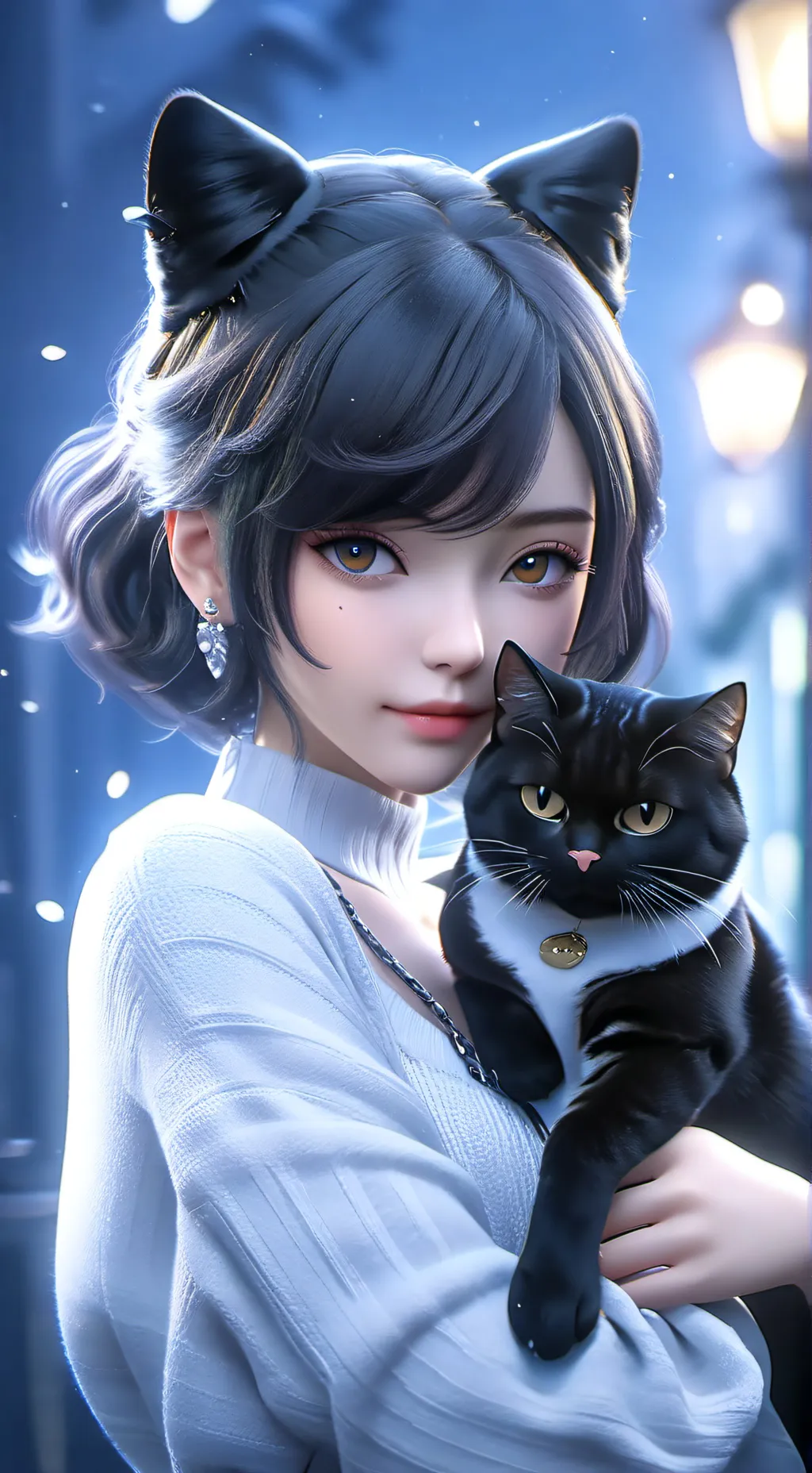 ai character: mika background