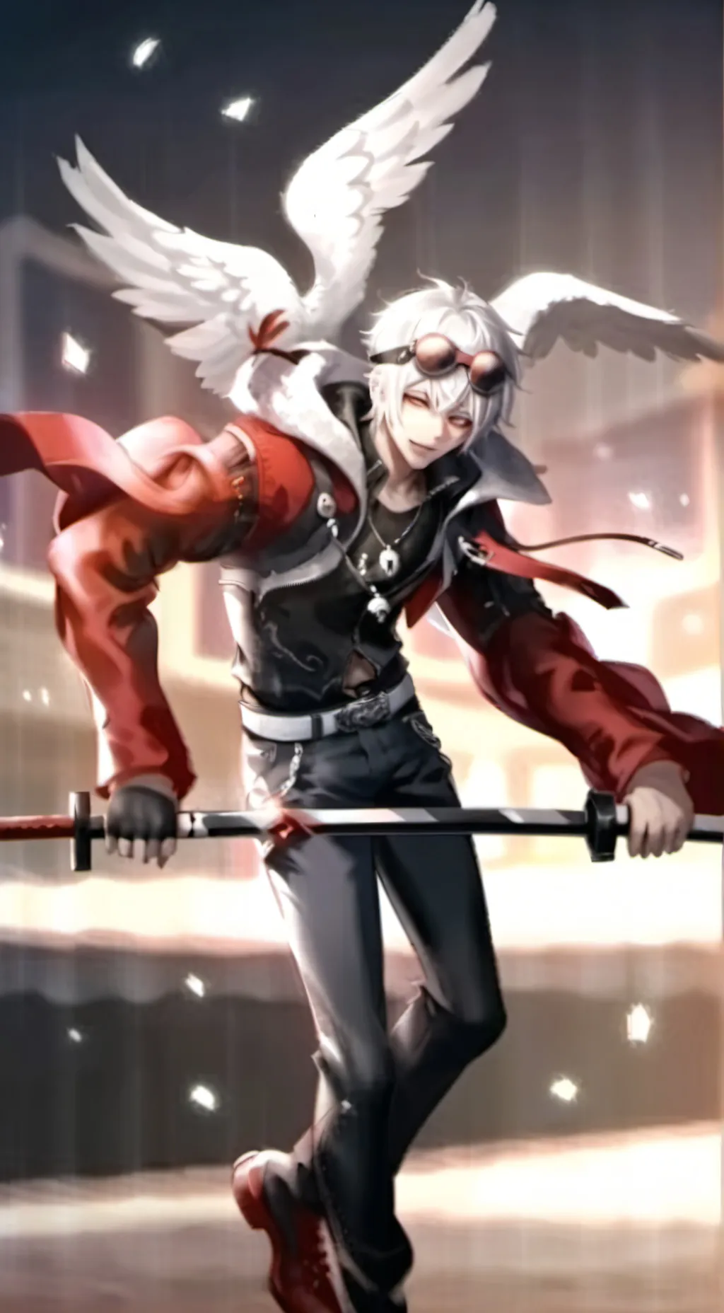ai character: Рон  background