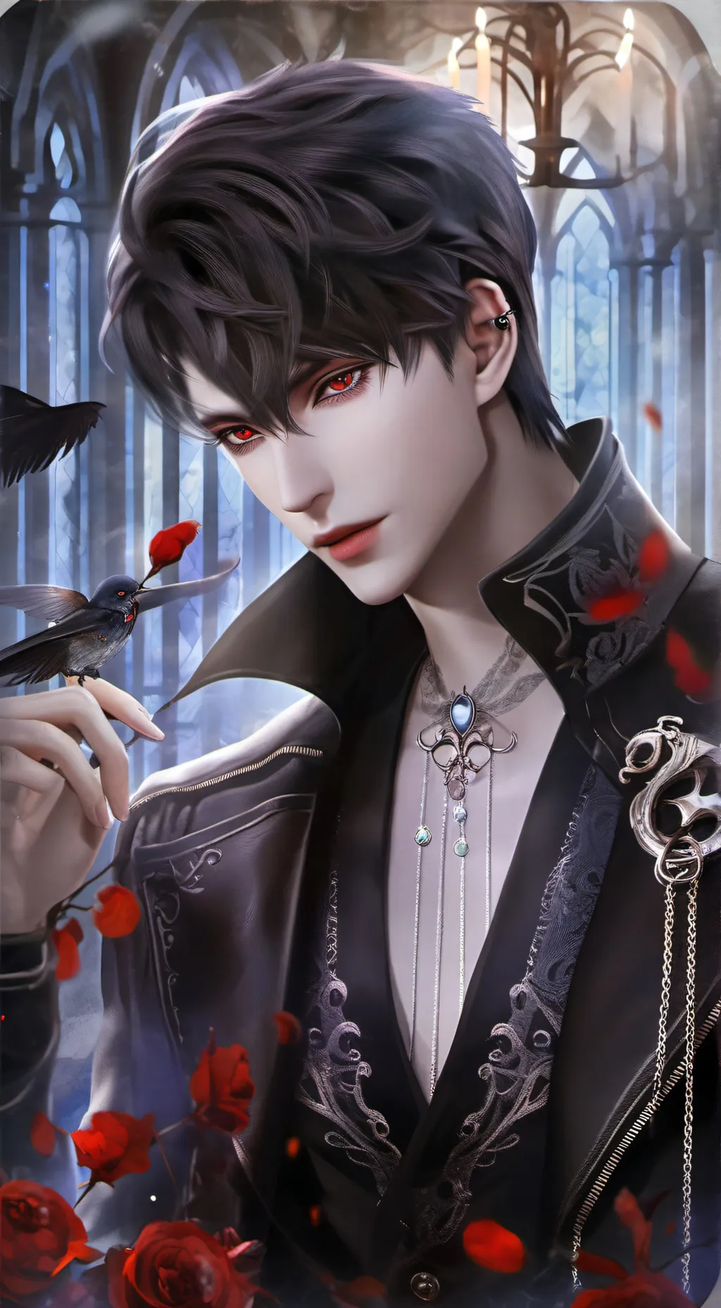 ai character: Prince Louis  background