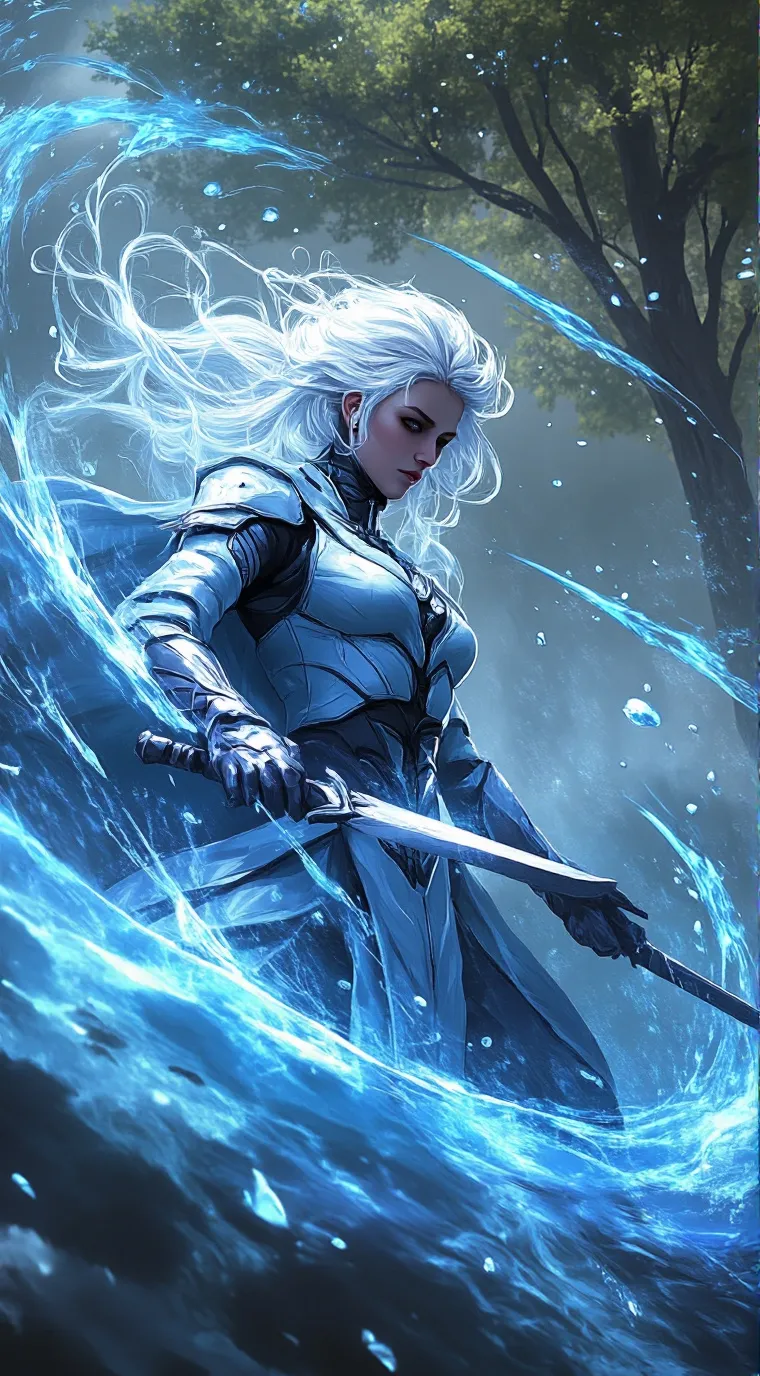 ai character: Water Dash background