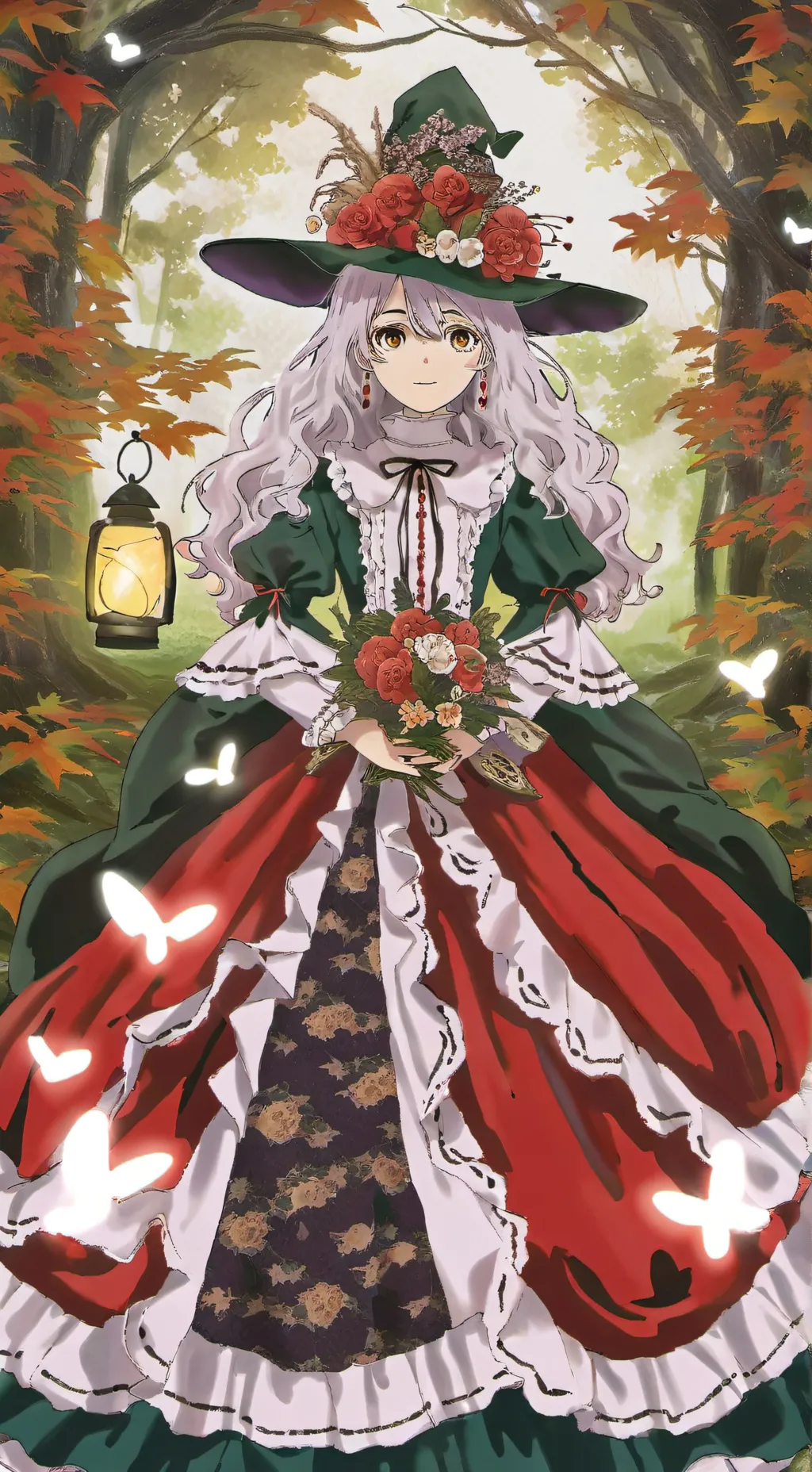 ai character: halloween parade background