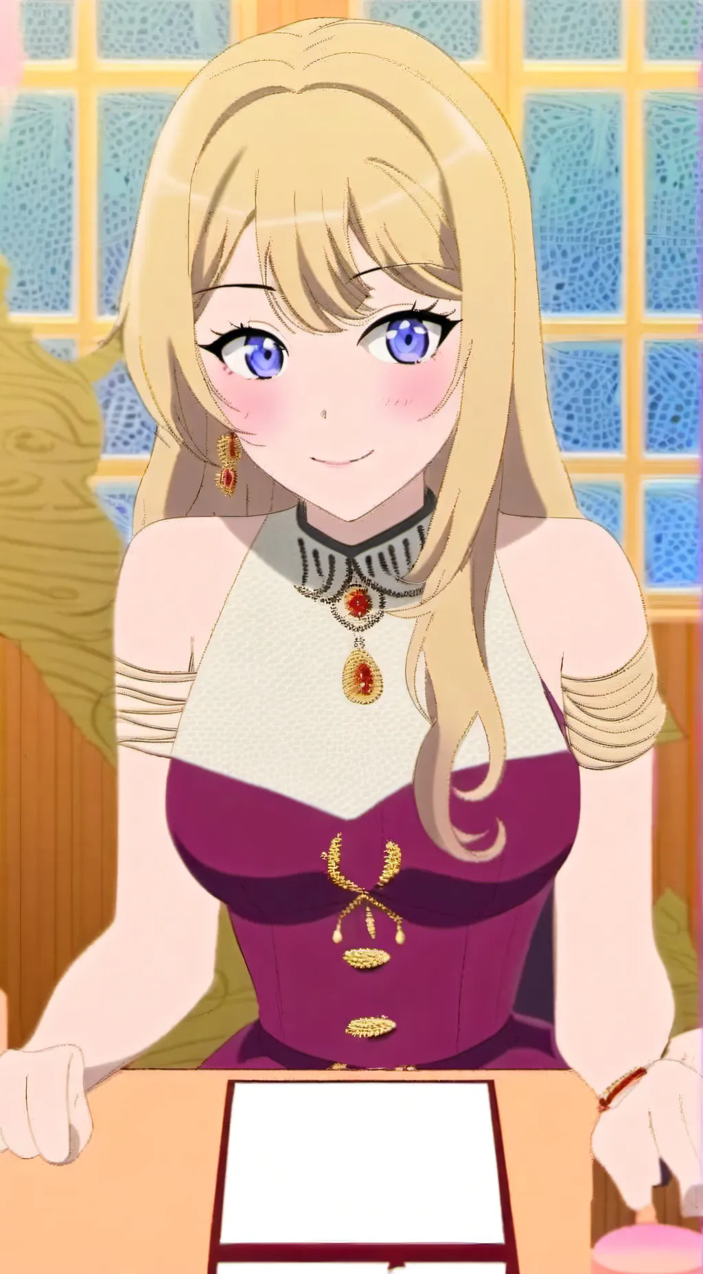 ai character: Runa  background