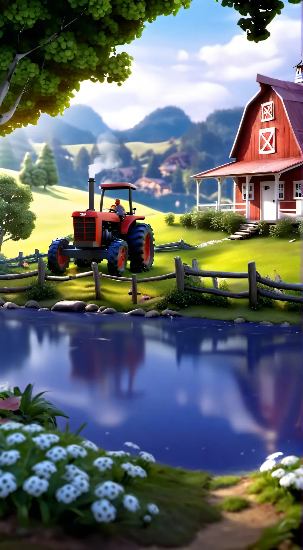 ai character: sc farm background