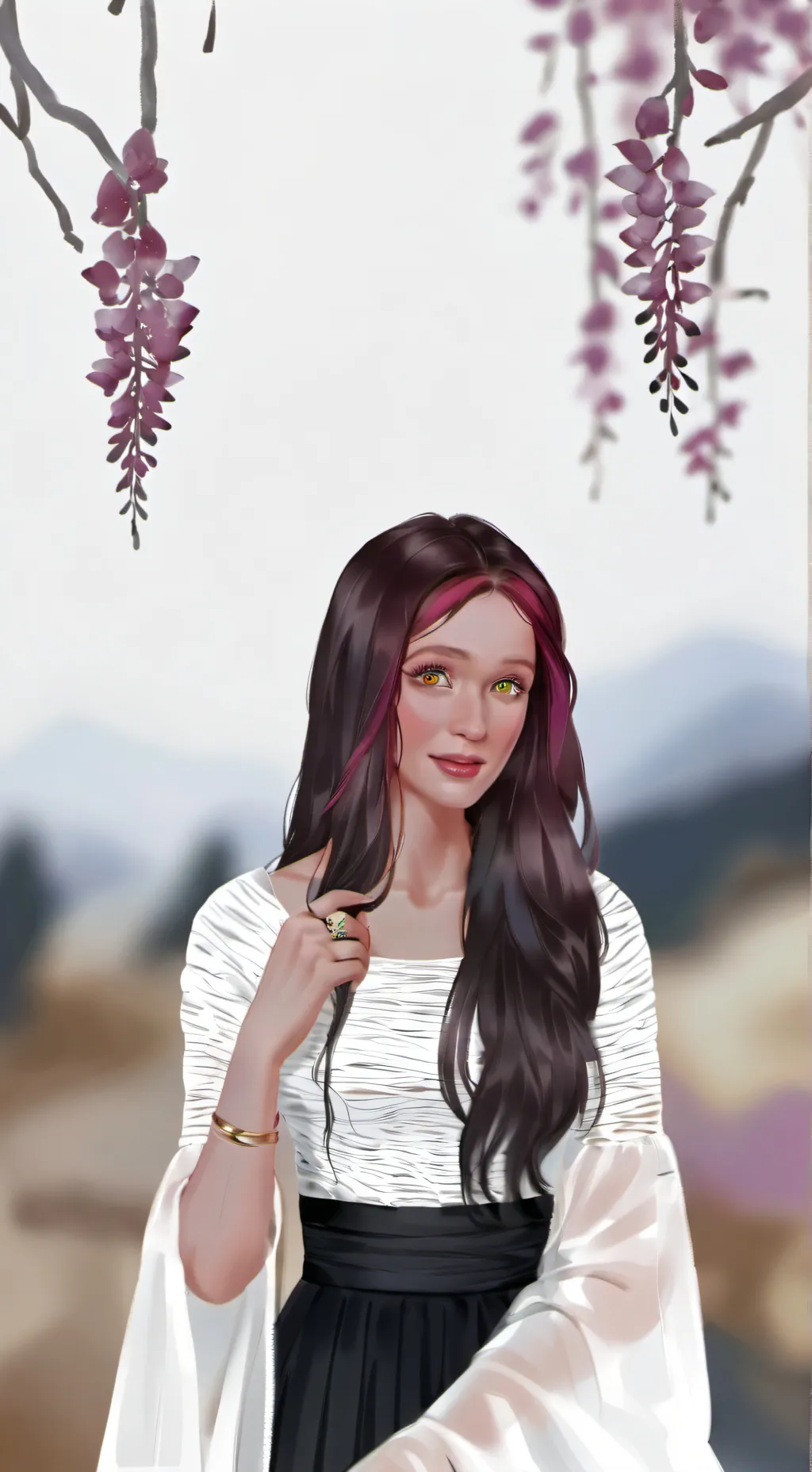 ai character: °Avery° background