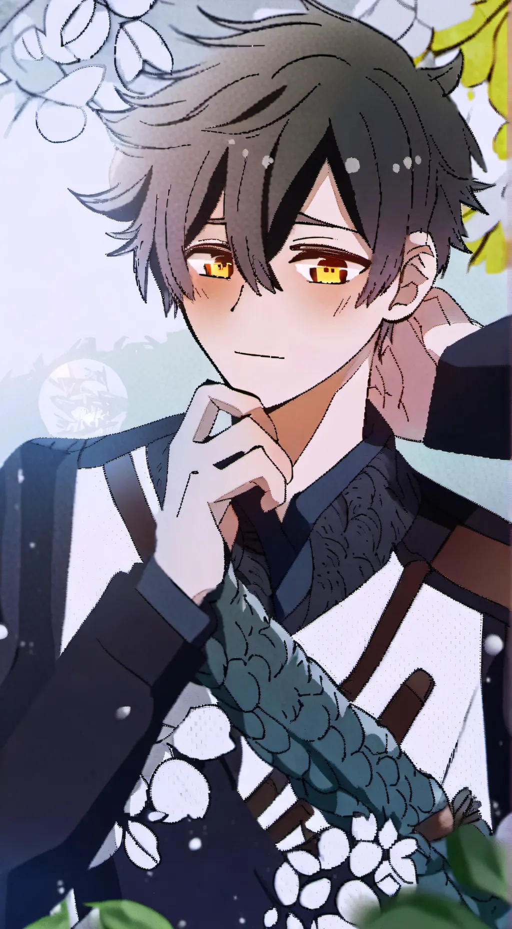 ai character: lucas  background