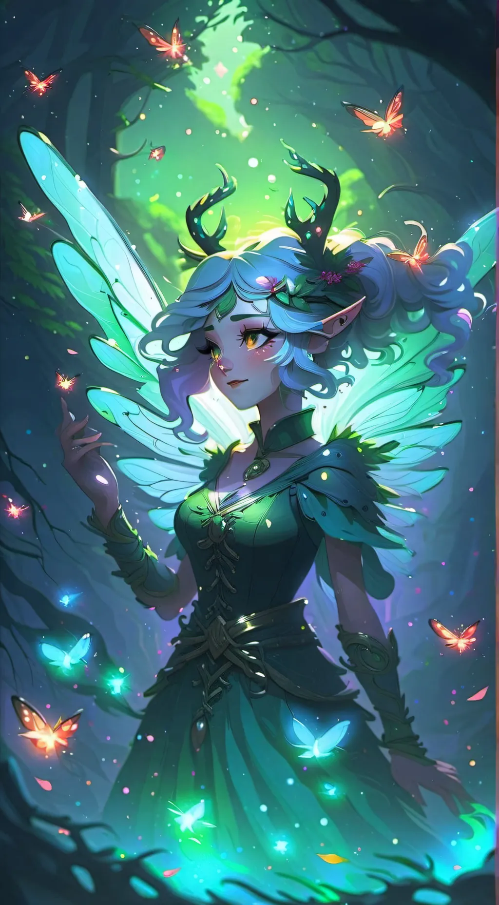 ai character: Naiea background