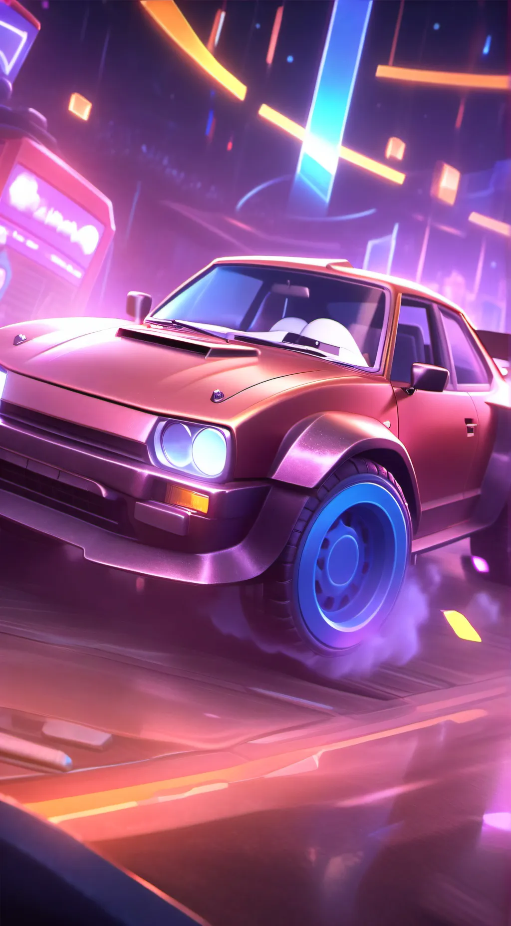 ai character: Drag race background