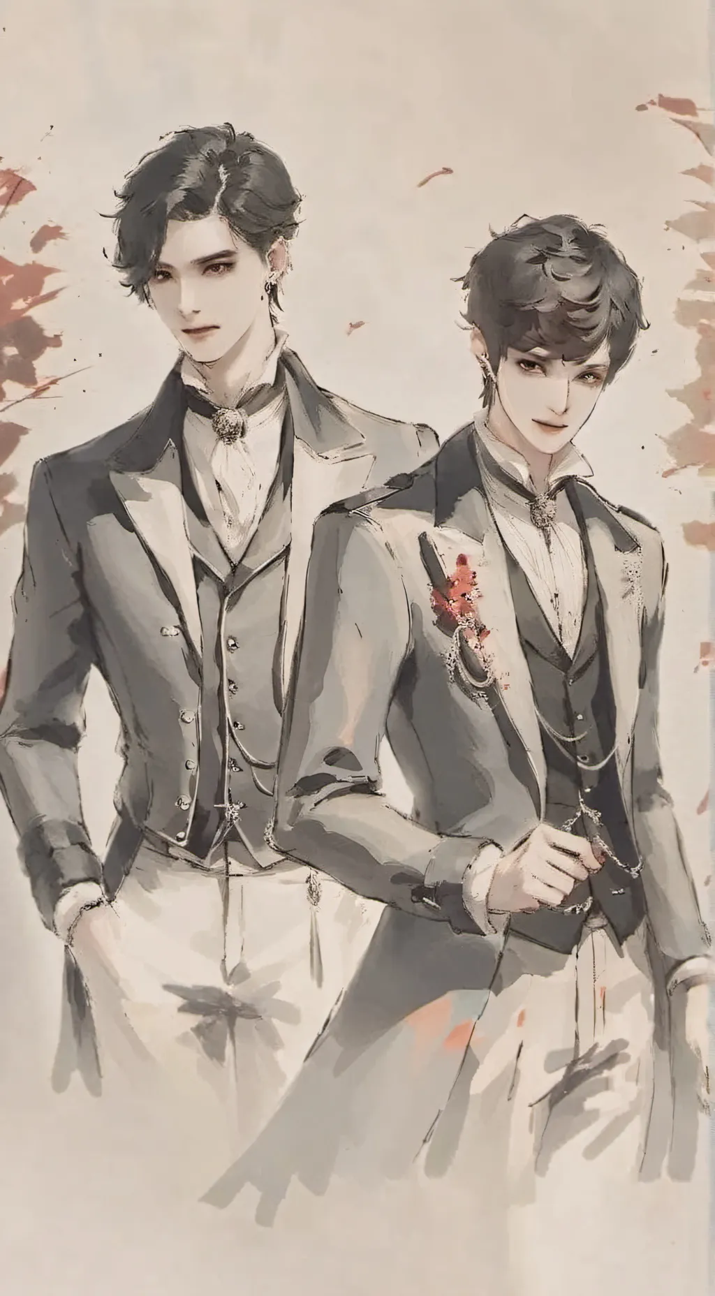 ai character: 2 vampire 1 human background