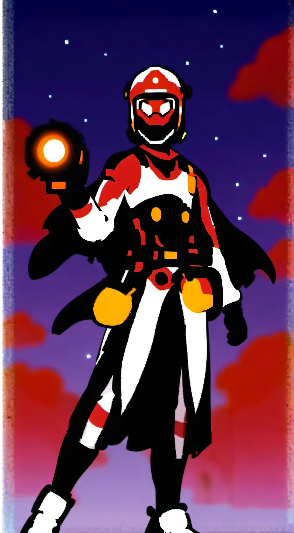 ai character: fruit cake background