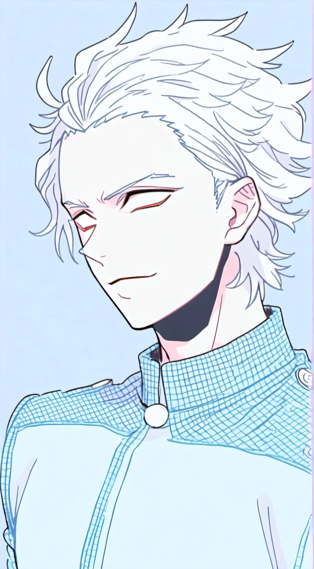 ai character: ❄️akaza+rengoku🔥 background