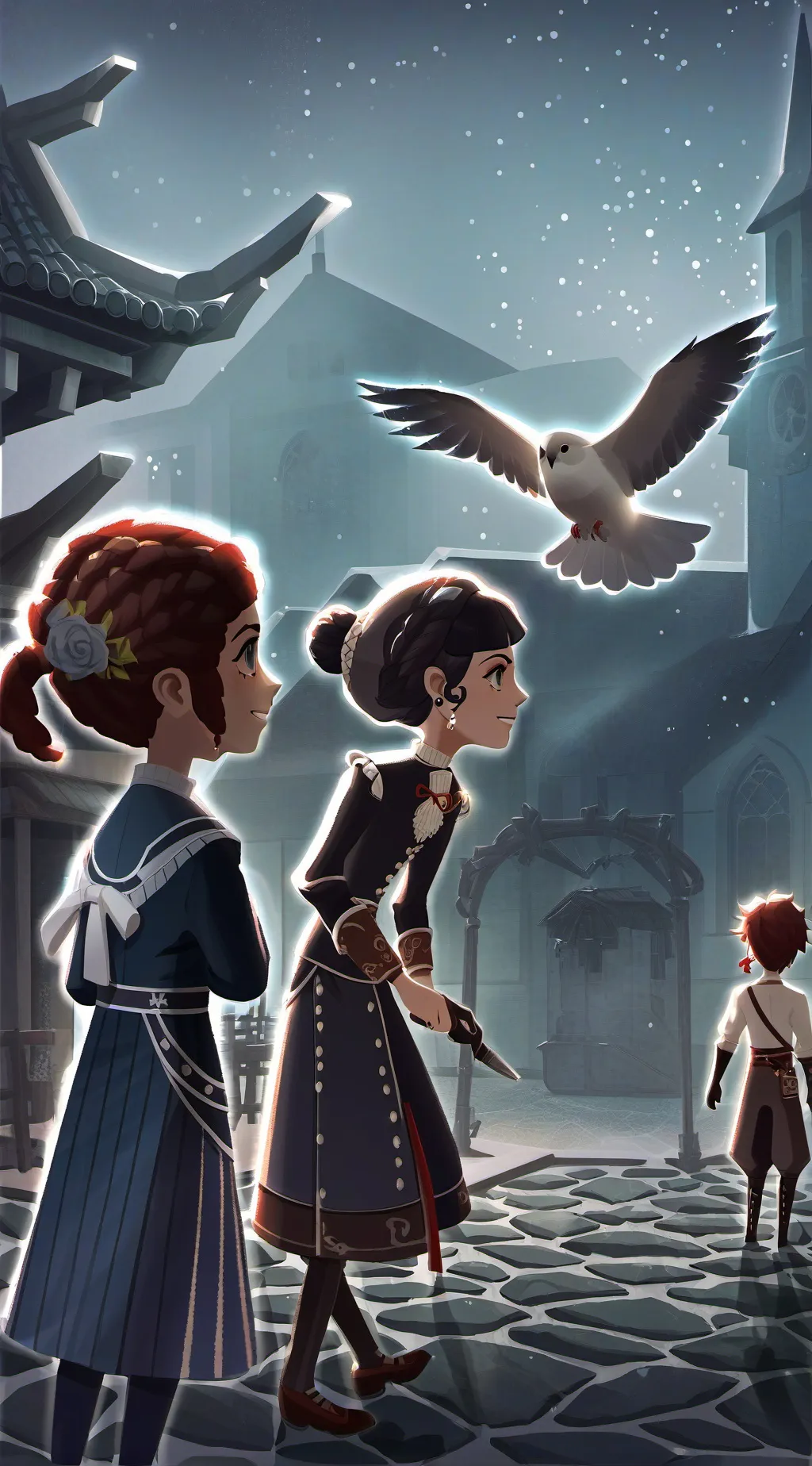 ai character: School lock down 2 background