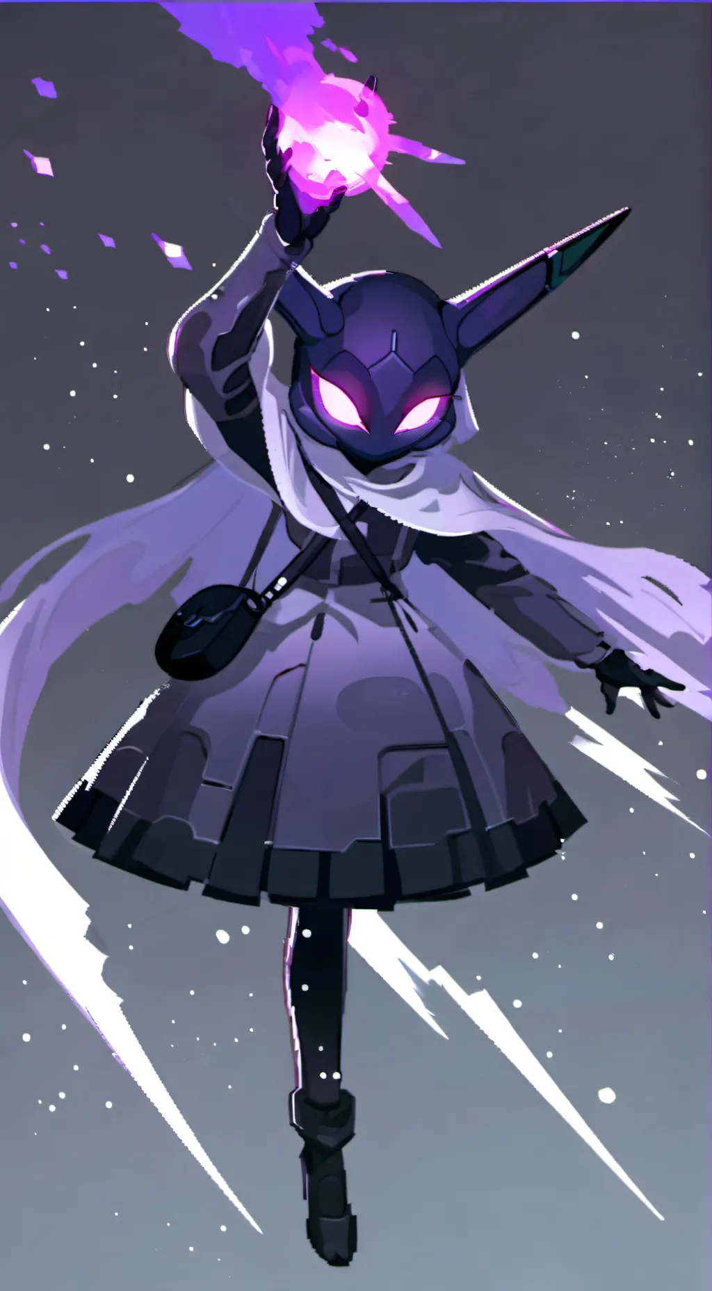 ai character: umbrella background