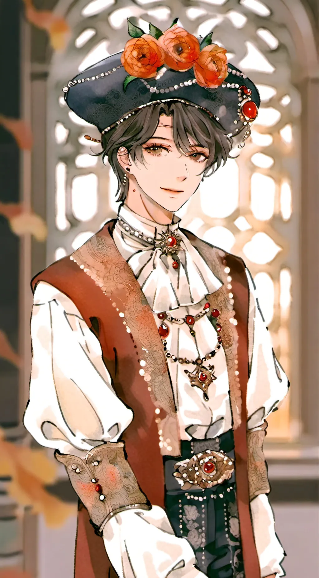 ai character: 🥀Юши🥀 background