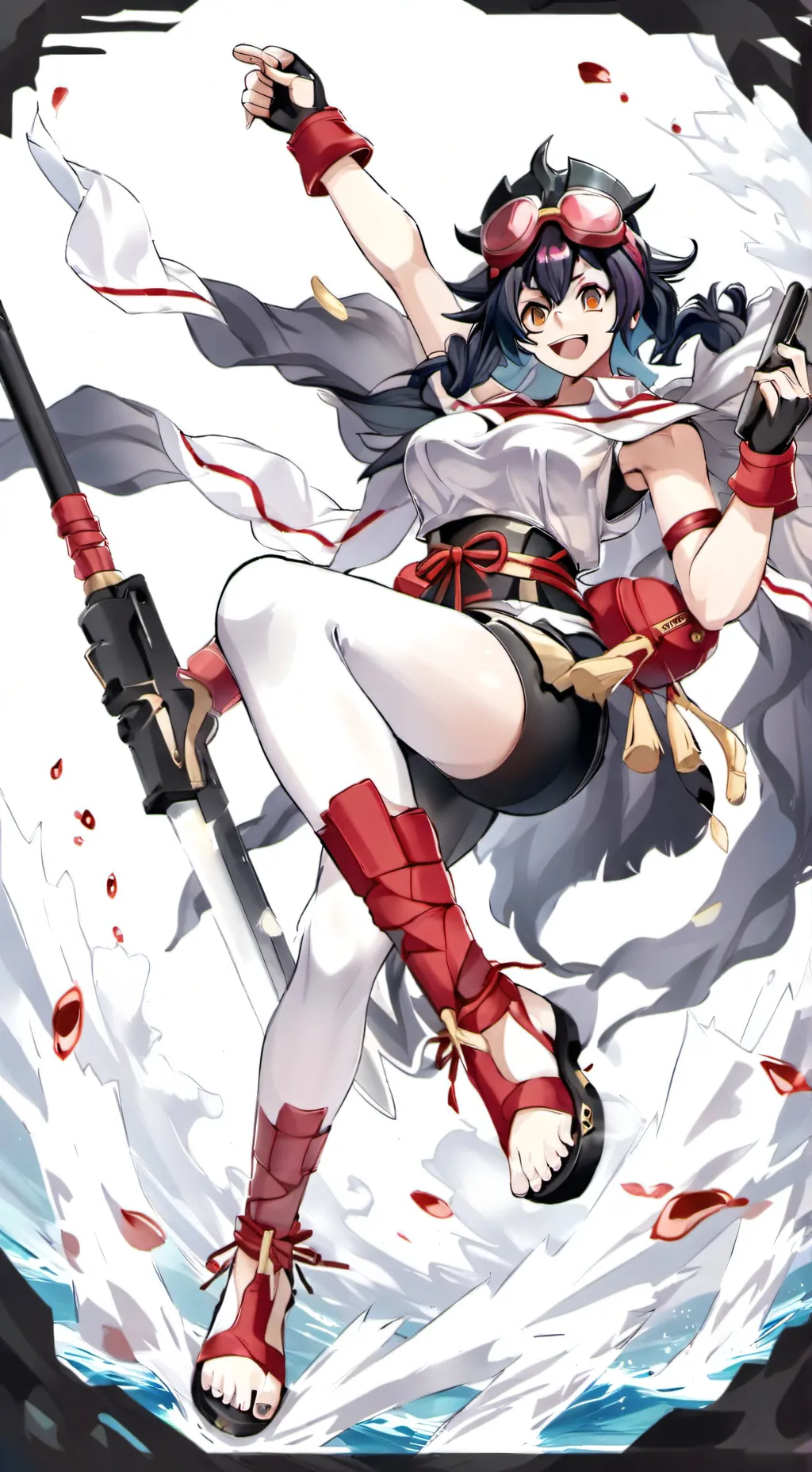 ai character: Campamento MHA background