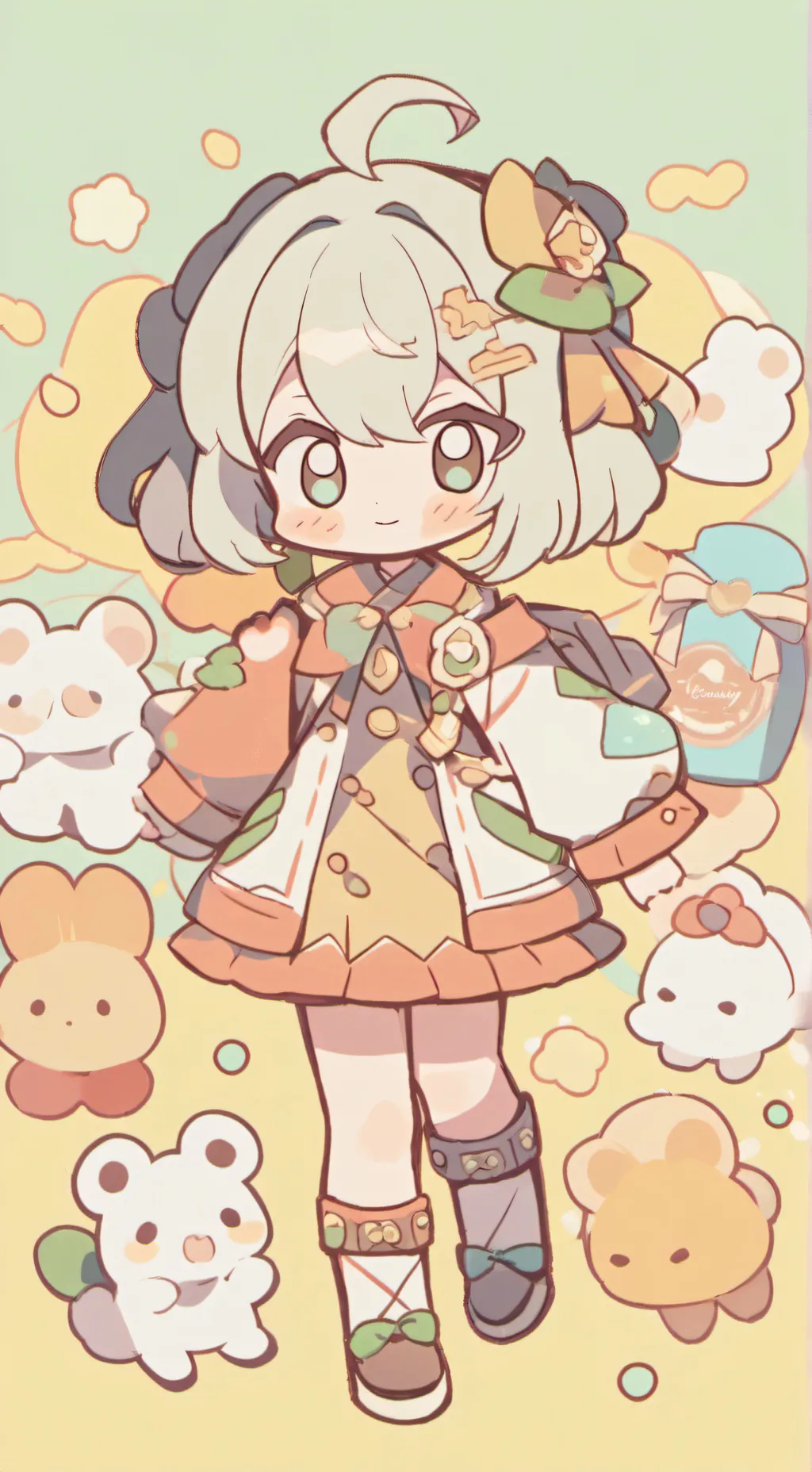 ai character: niña mala background