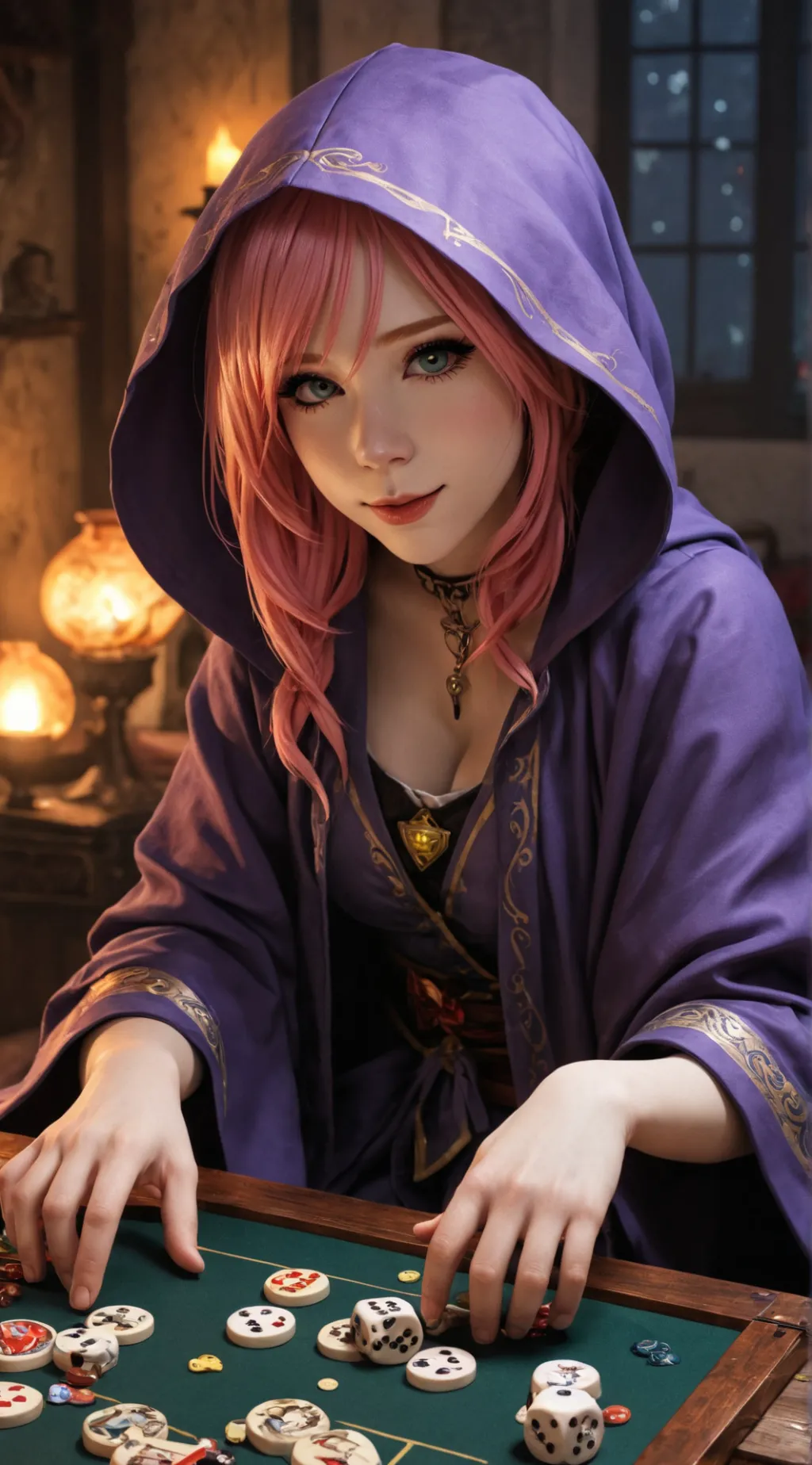 ai character: RPG da Liza background