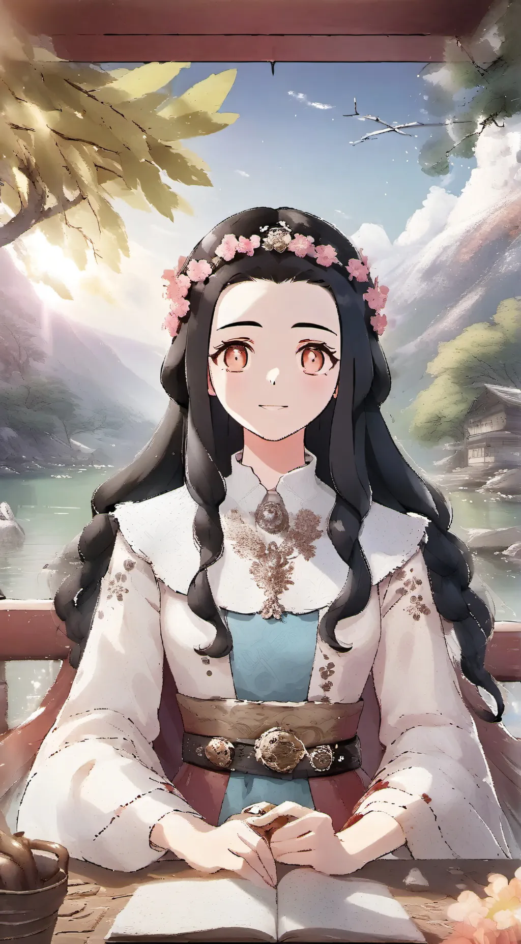 ai character: 💀Emily kocho💀 background