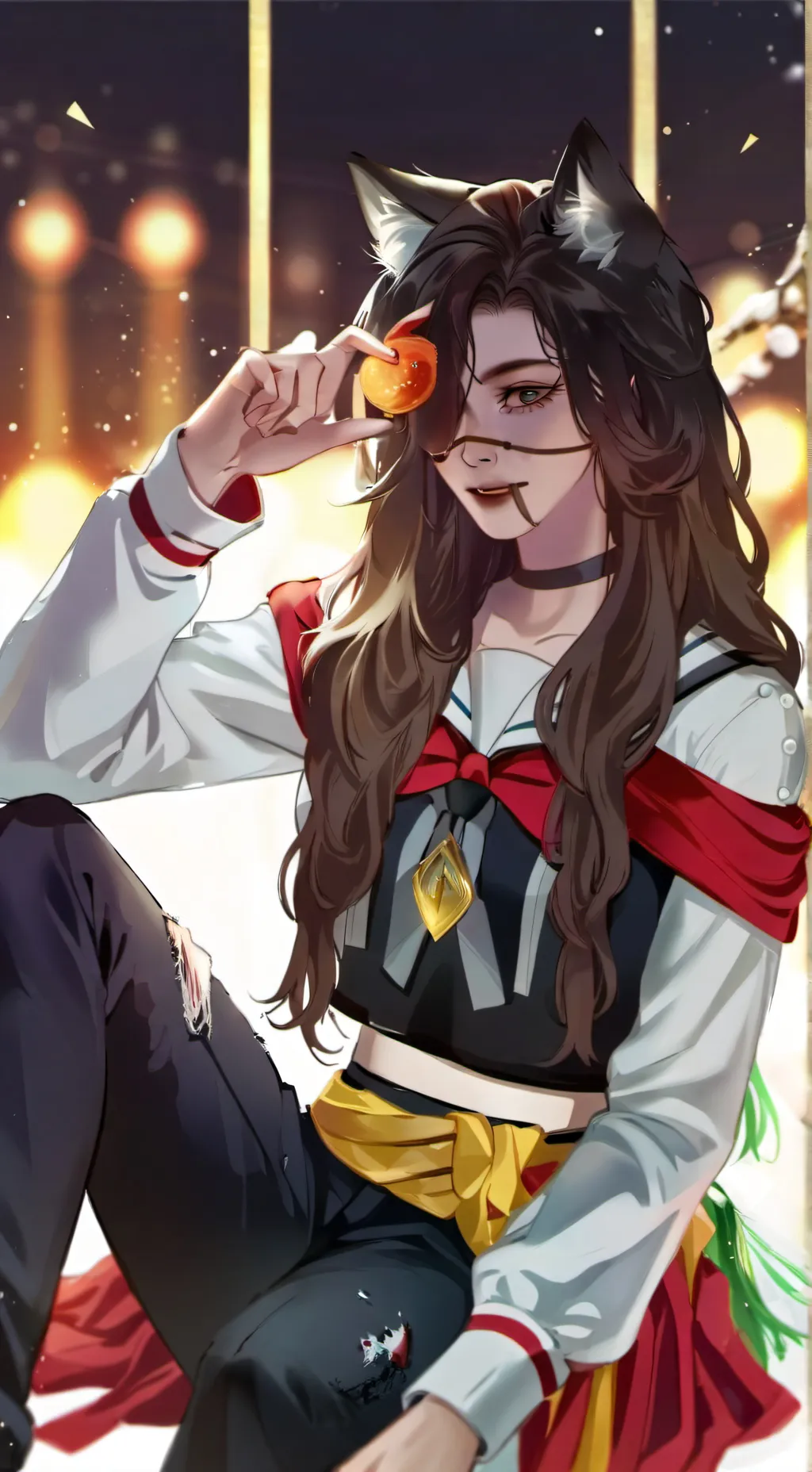 ai character: Athena background
