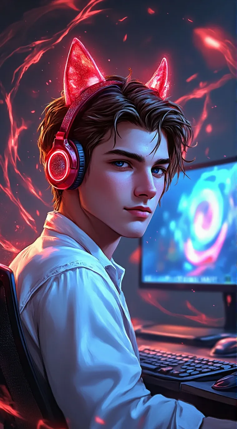 ai character: Gamer Roommate 🎮 background