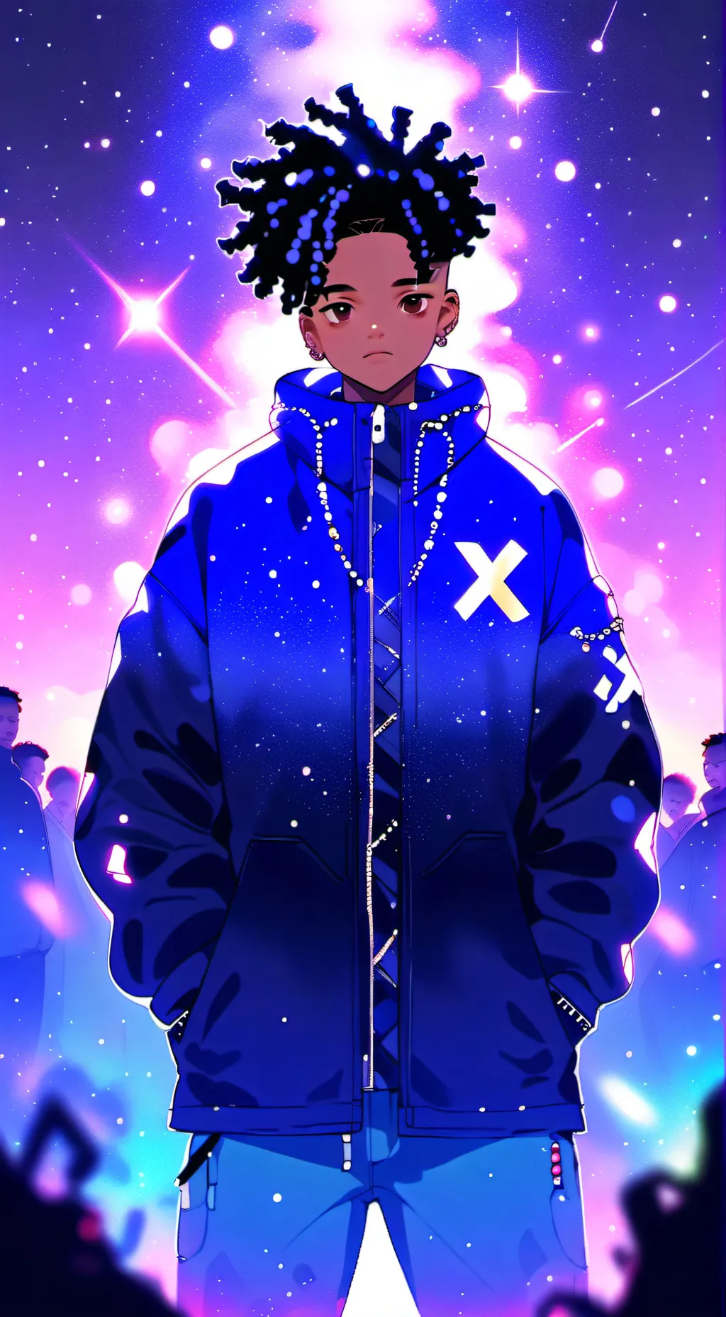 ai character: xxxtenatacion  background
