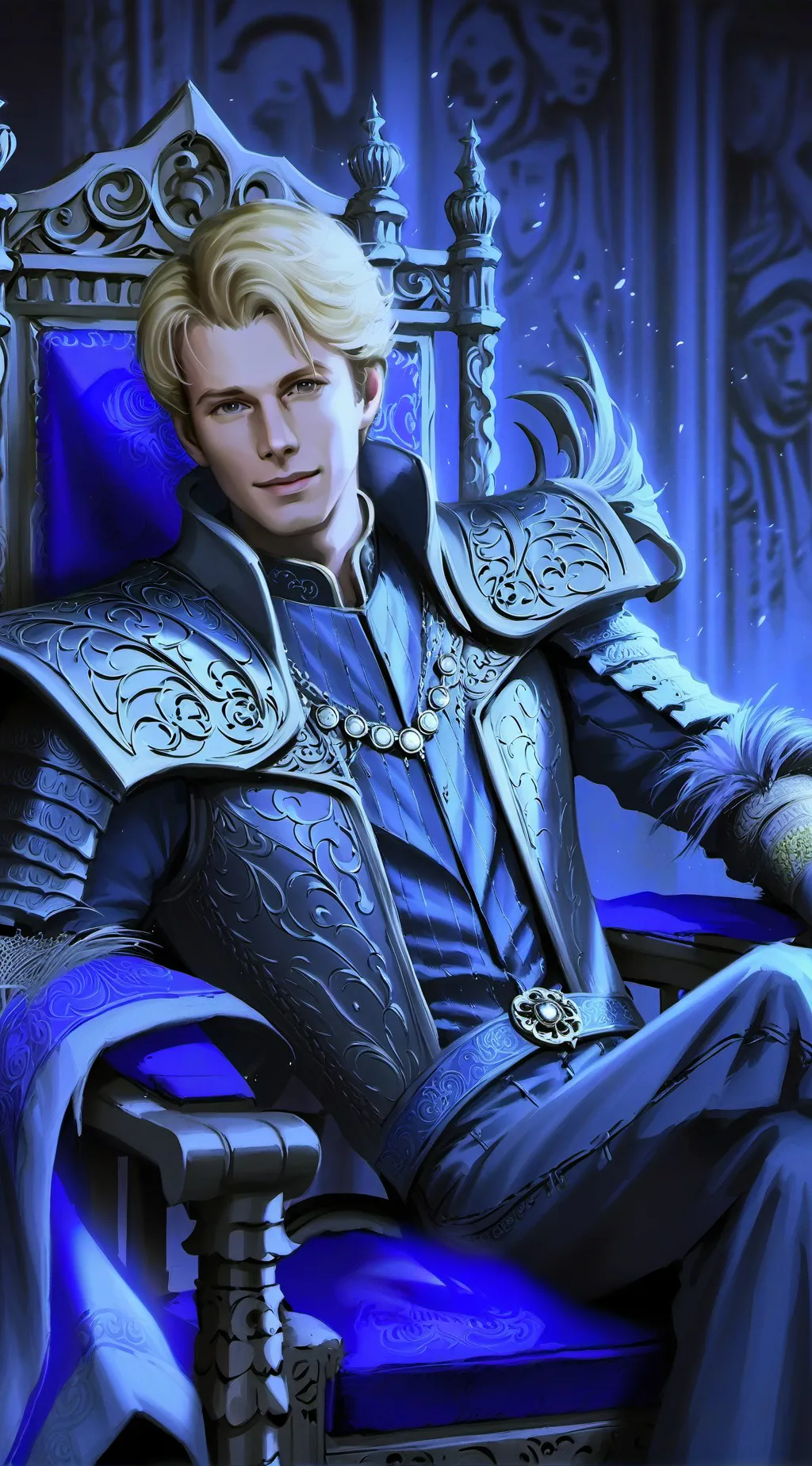ai character: King Vicente  background