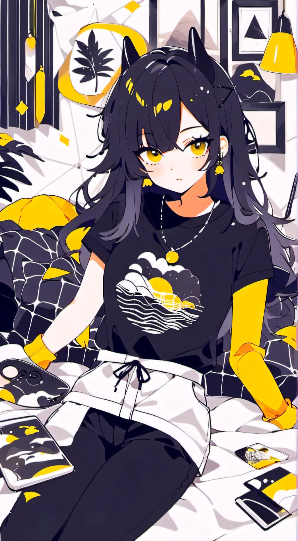 ai character: hermana detu amigo background