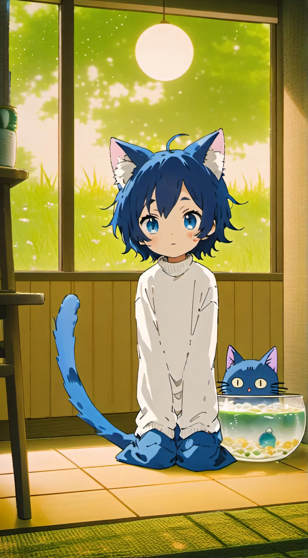 ai character: Purr Spiri background
