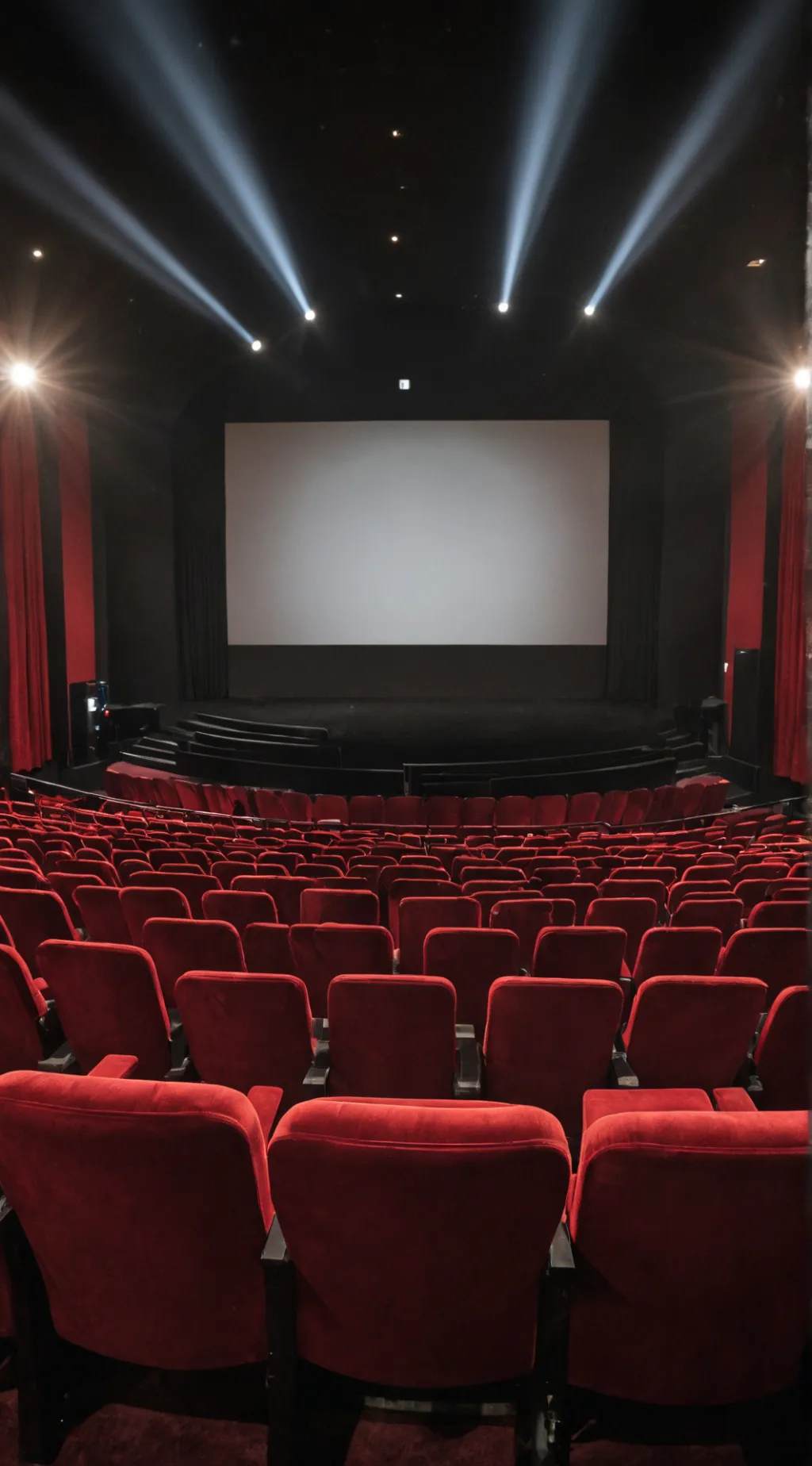 ai character: JJK movie theater! background