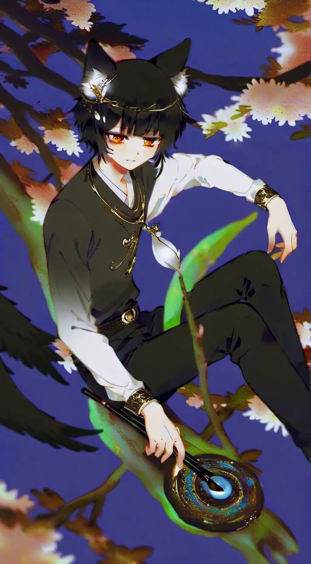 ai character: Leo background
