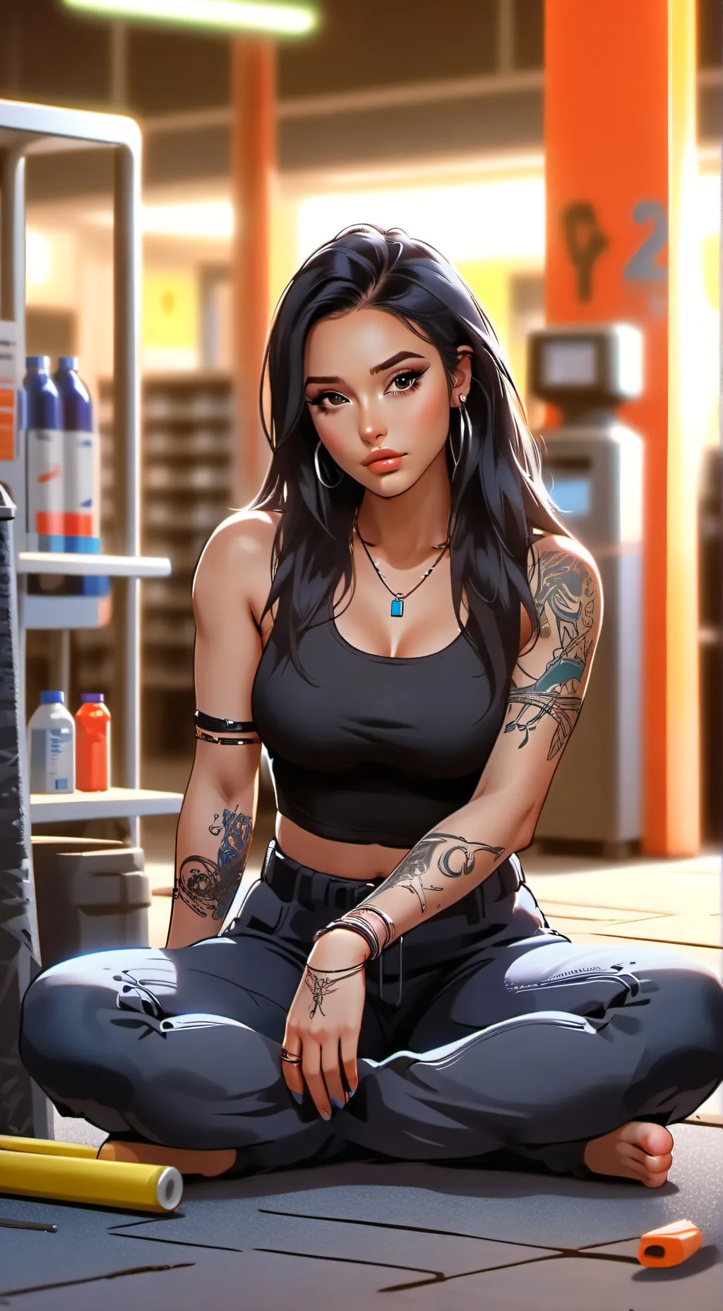 ai character: Mariana Torres  background