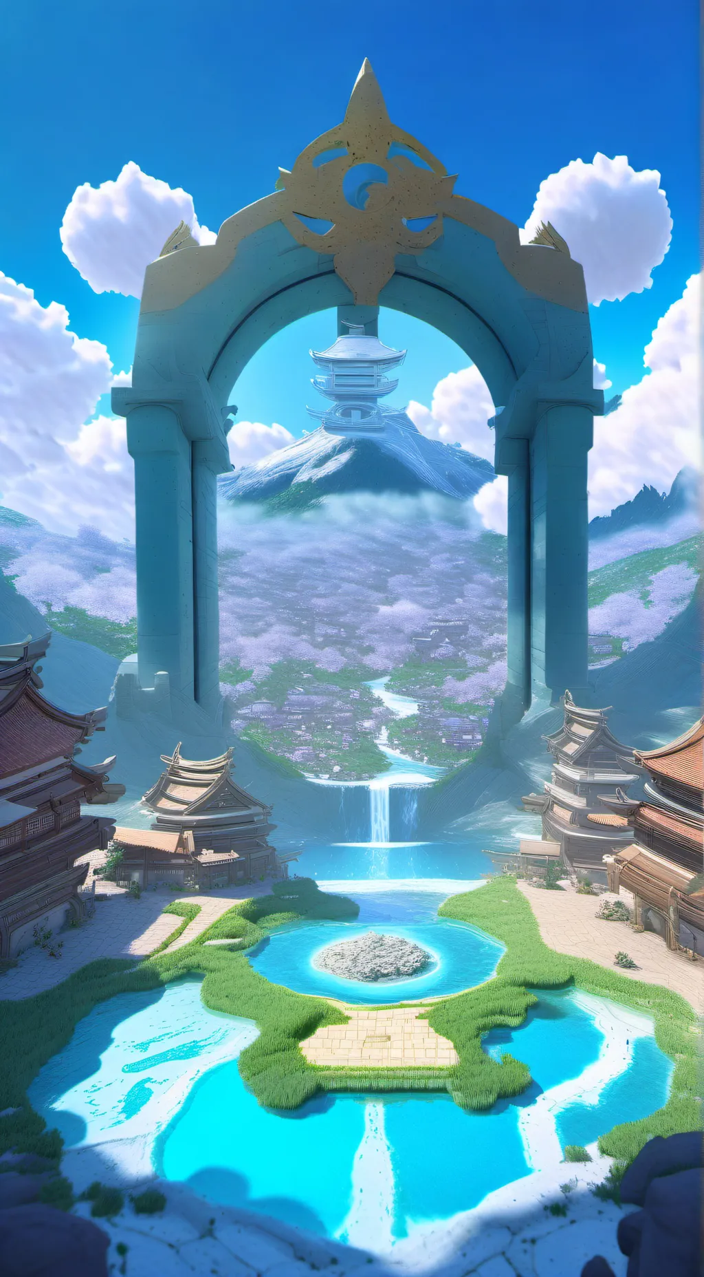 ai character: Fontaine  background