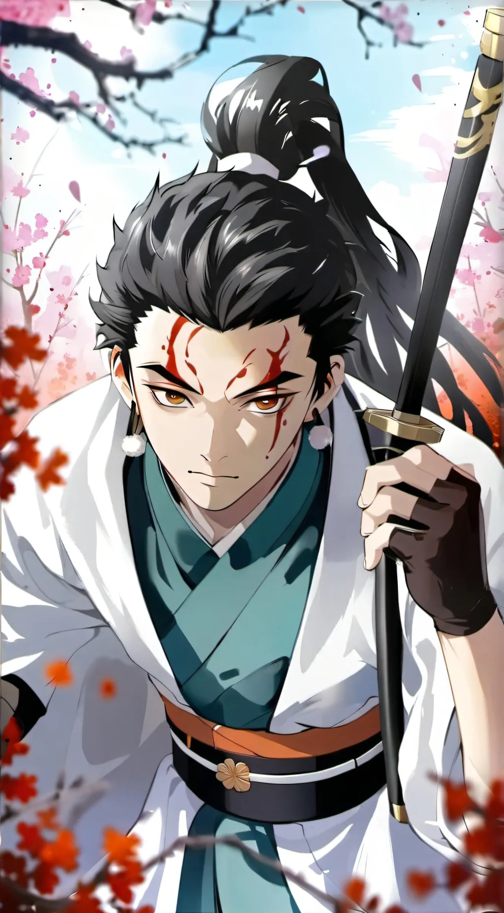 ai character: Demon slayer background