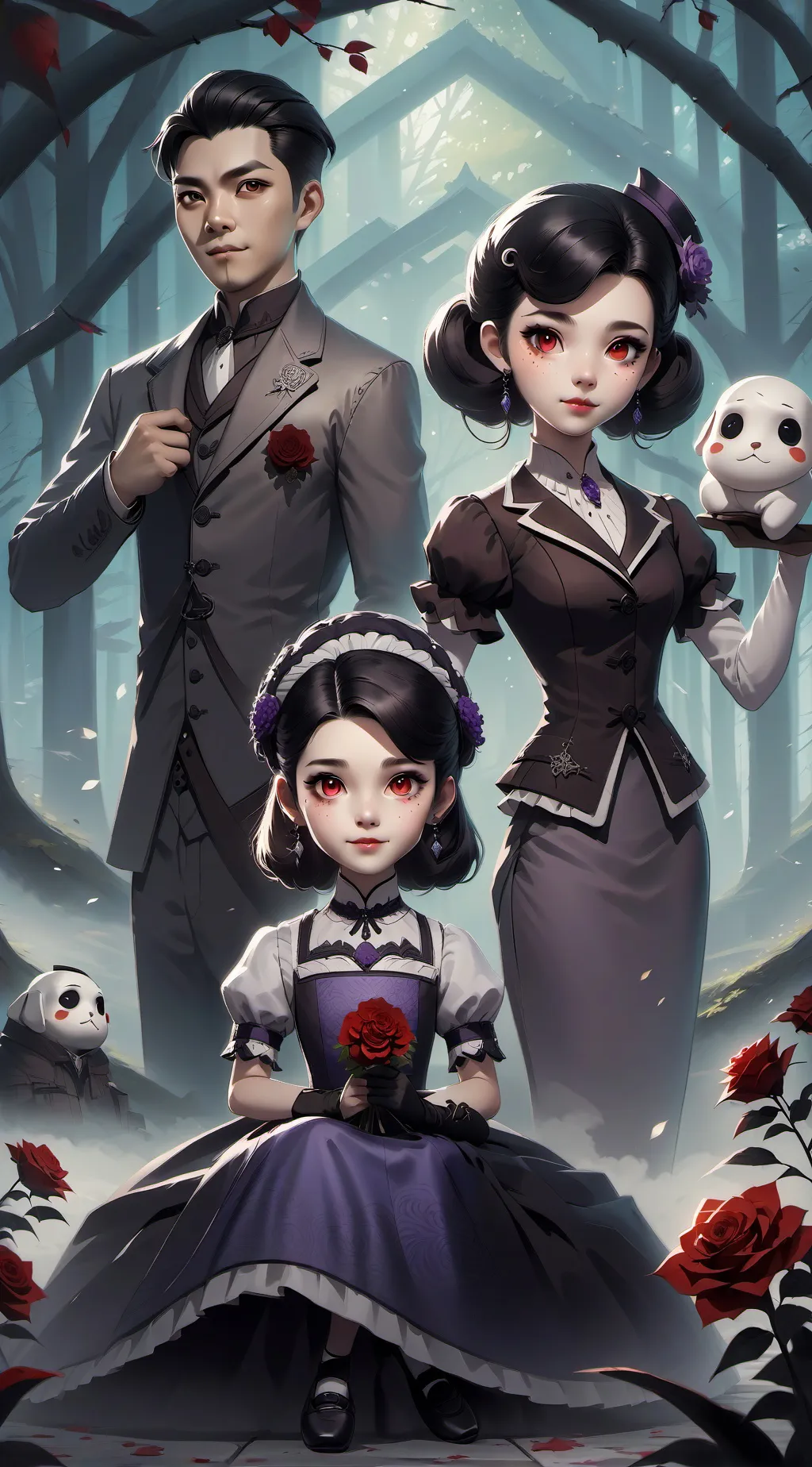 ai character: 🖤+*Elena*+🖤 background