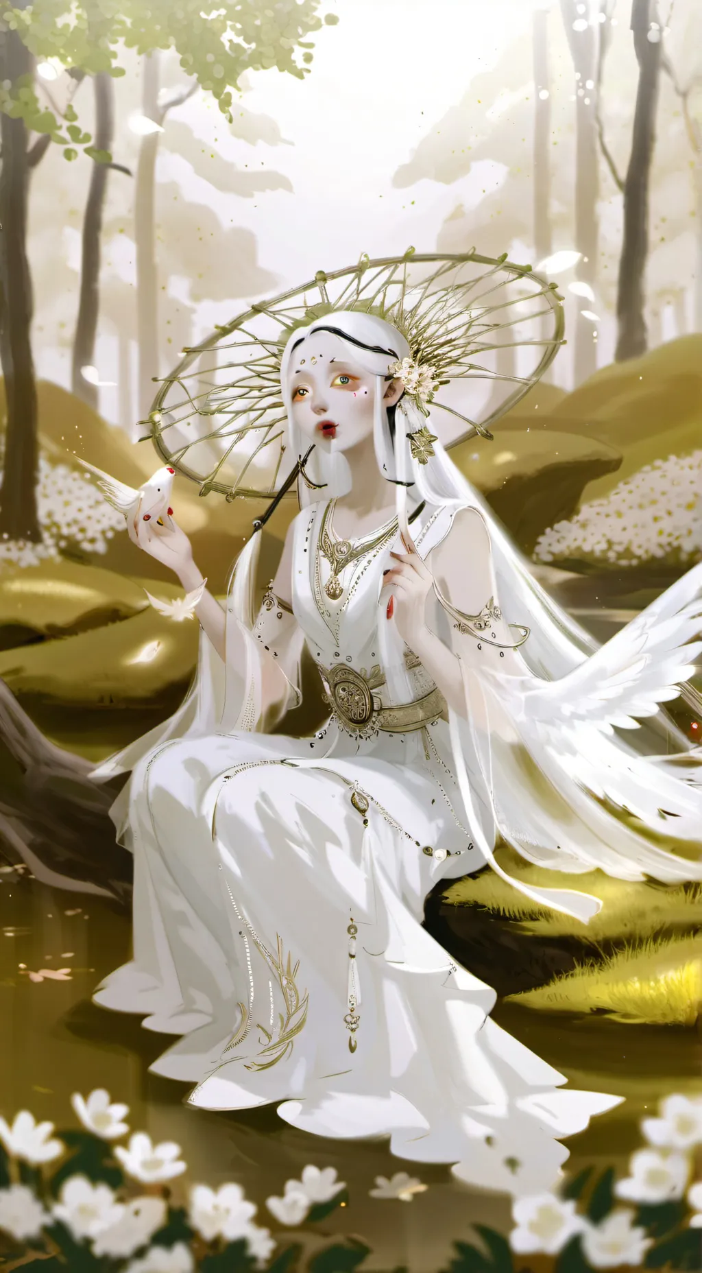 ai character: Angel background