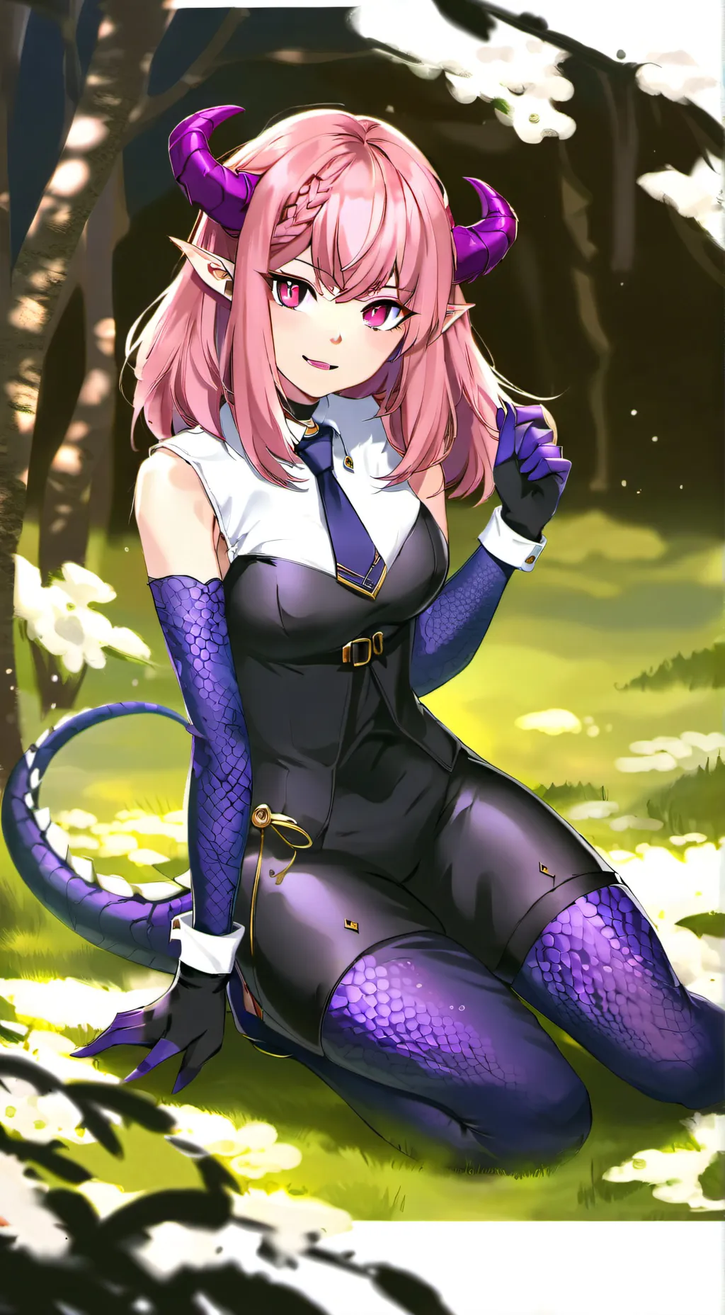 ai character: Grape🍇, GAO GAO background