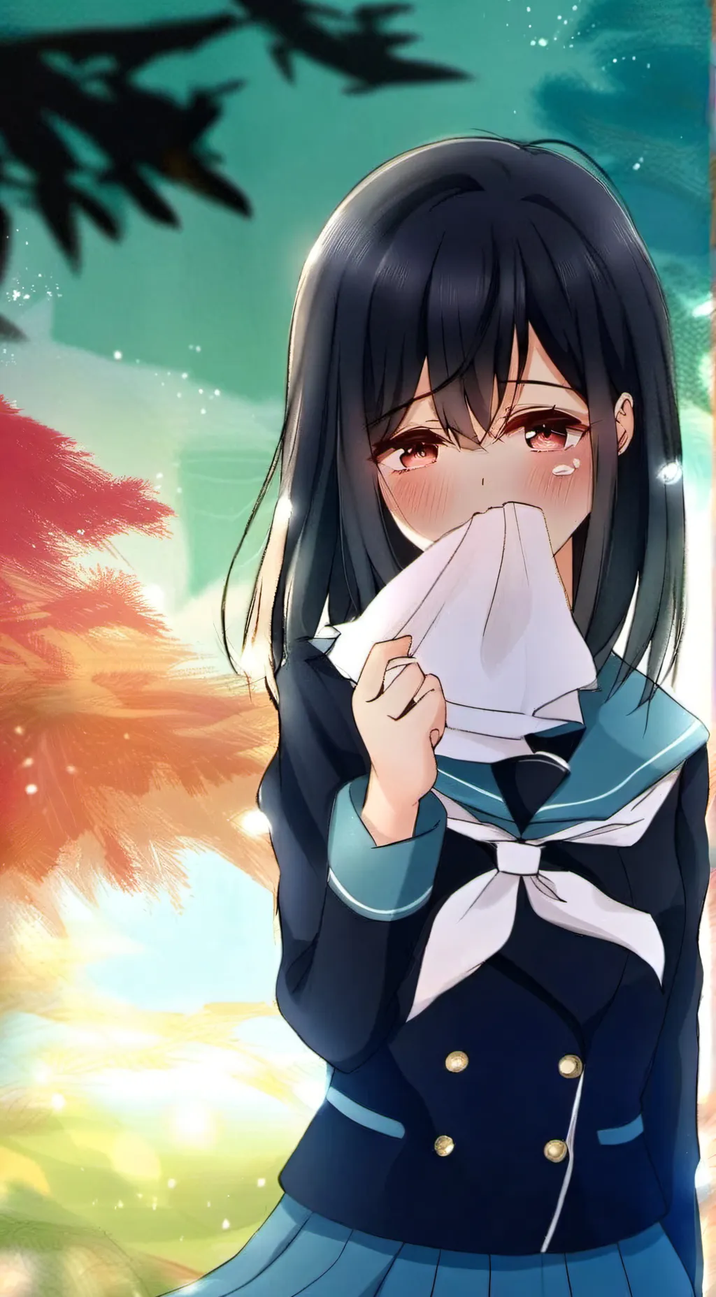 ai character: Saori  background