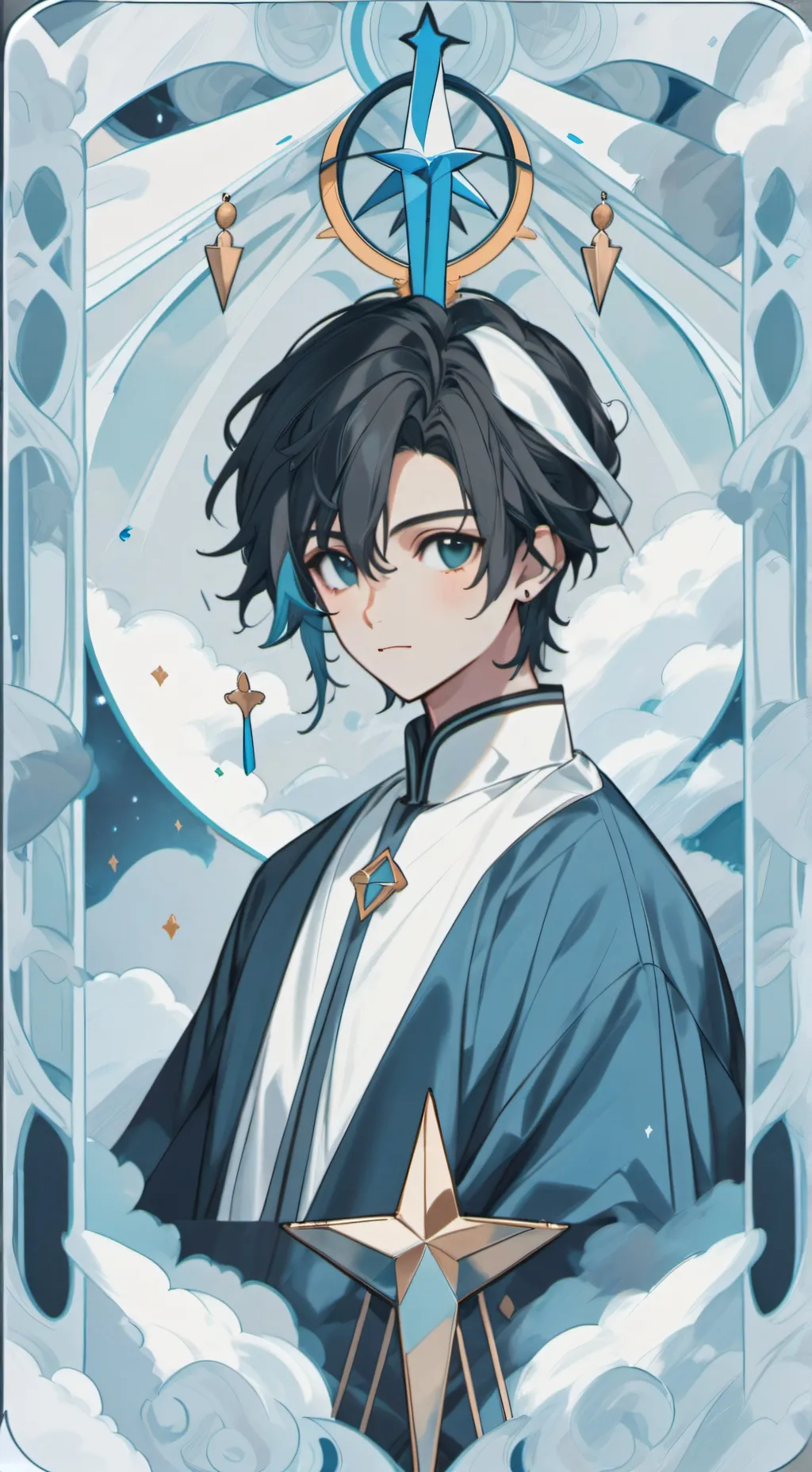 ai character: Aaron  background