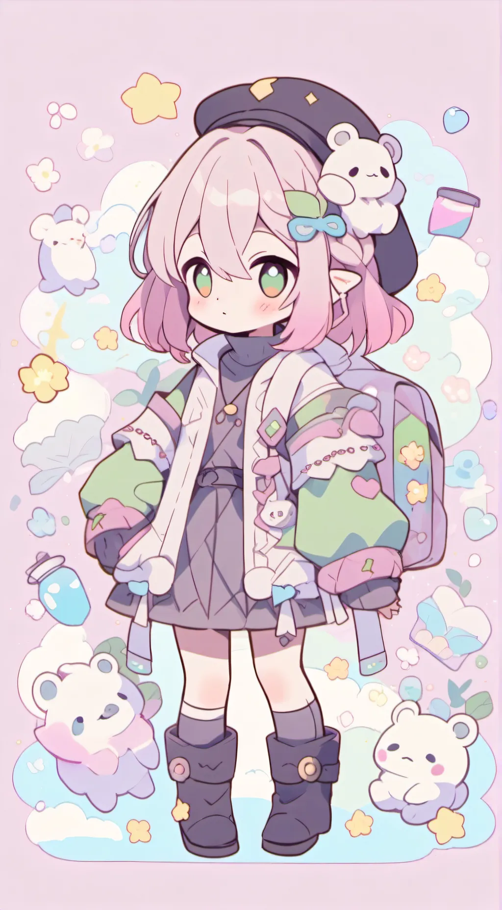 ai character: Sprunki  background