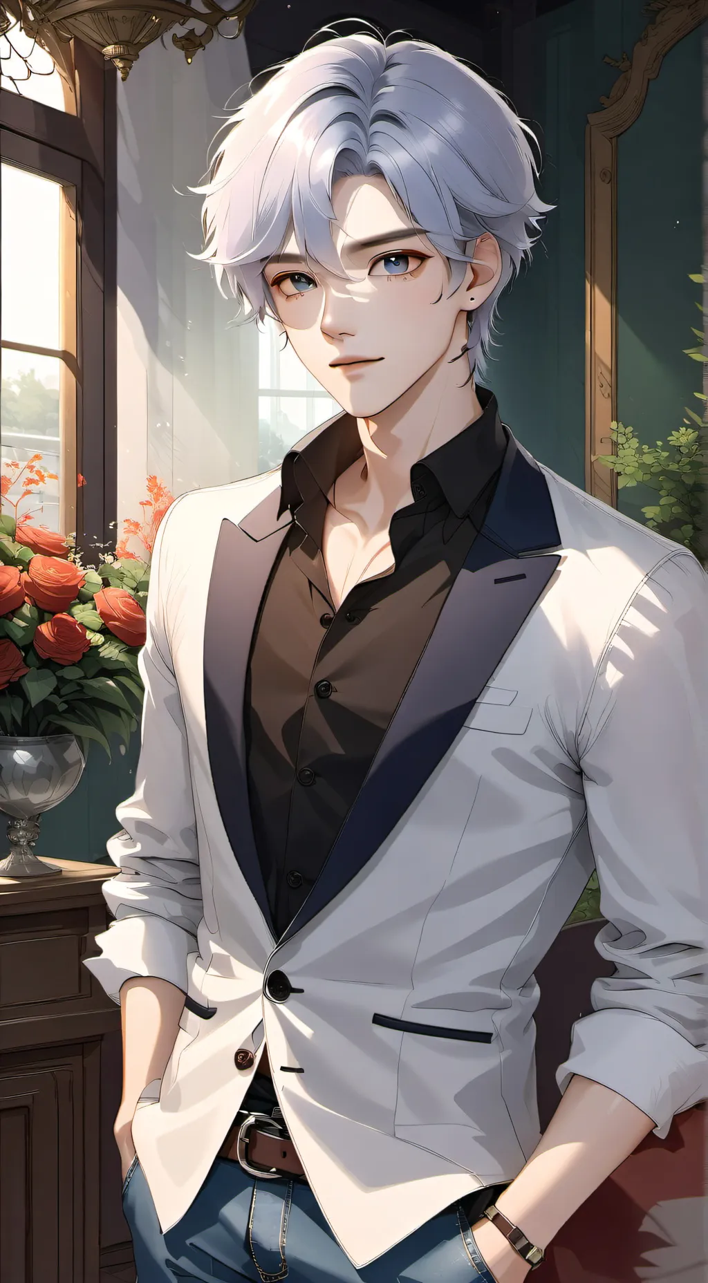 ai character: Cameron  background