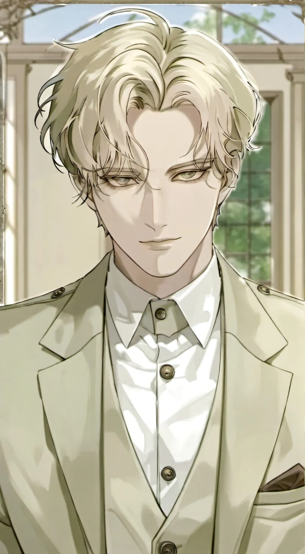 ai character: Johan Liebert background