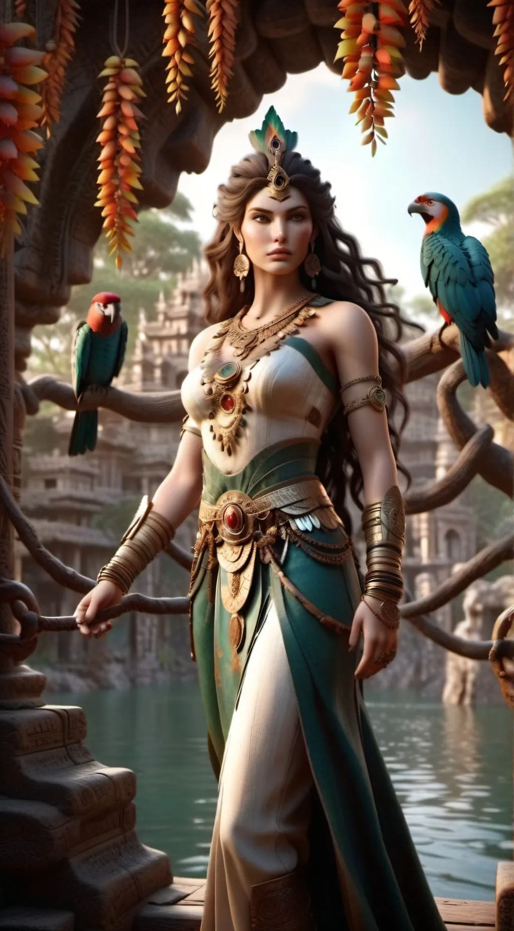 ai character: la reina background