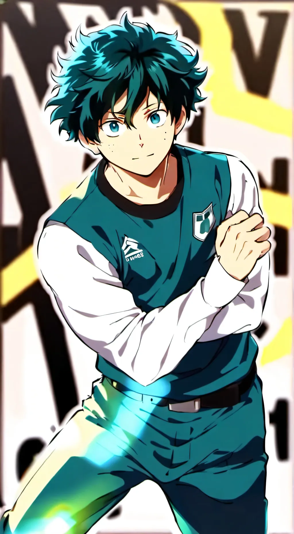 ai character: Uh oh...deku... background