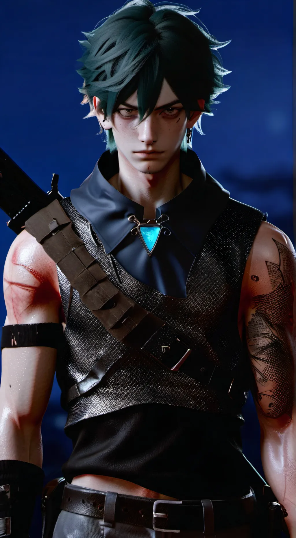 ai character: Альфа background