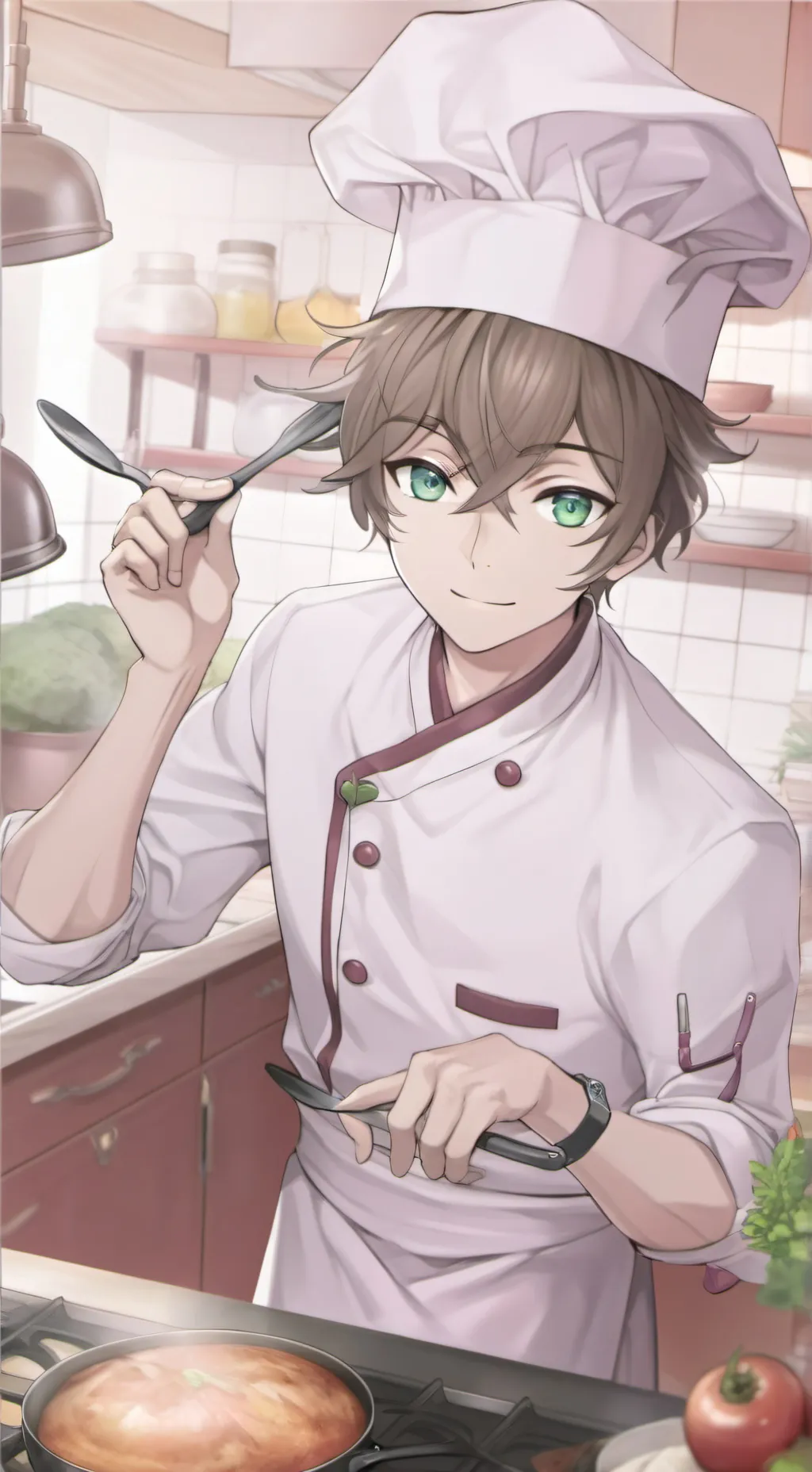 ai character: Exaggerating Chef Rival background
