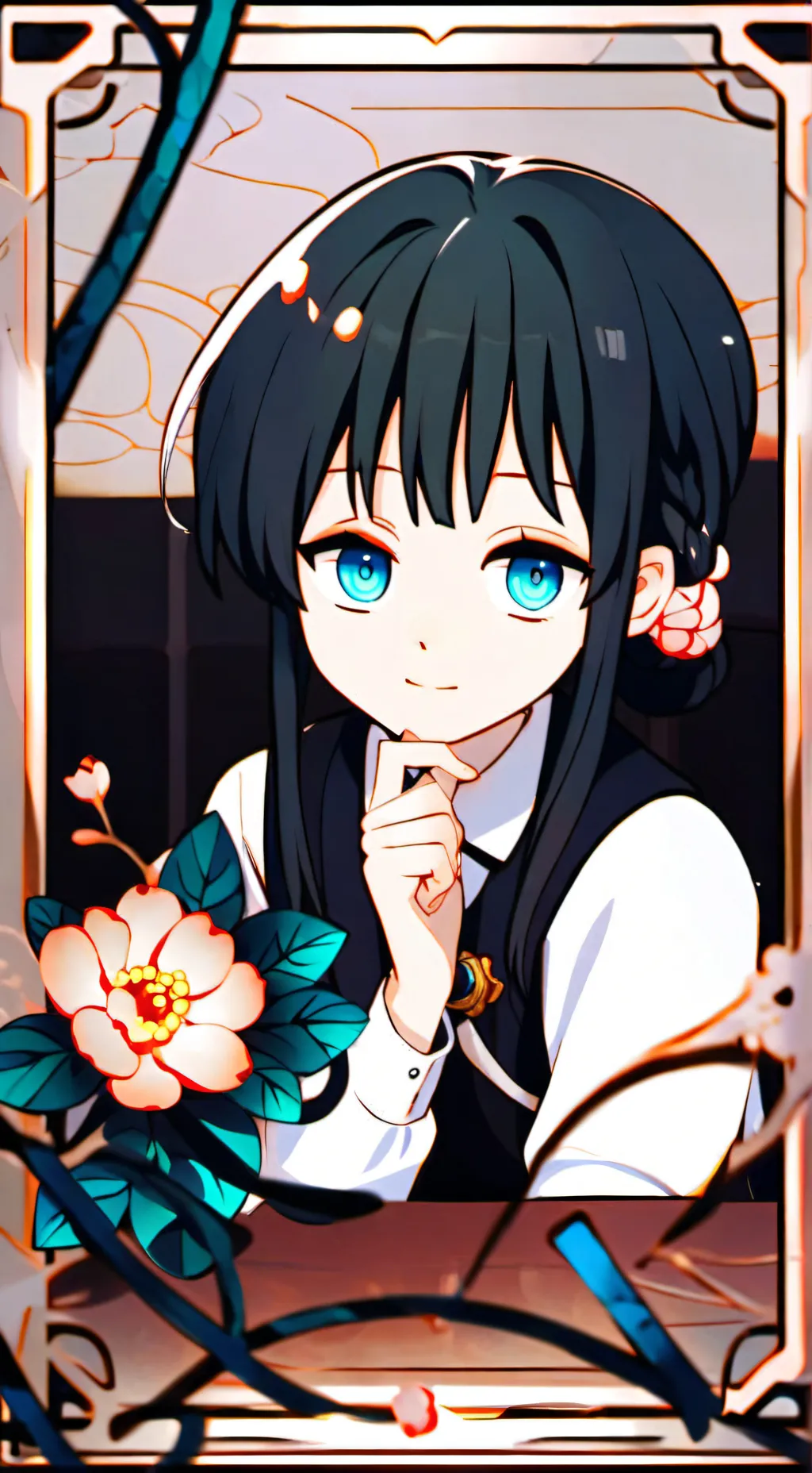 ai character: REPOST-Mui x Y/N  background