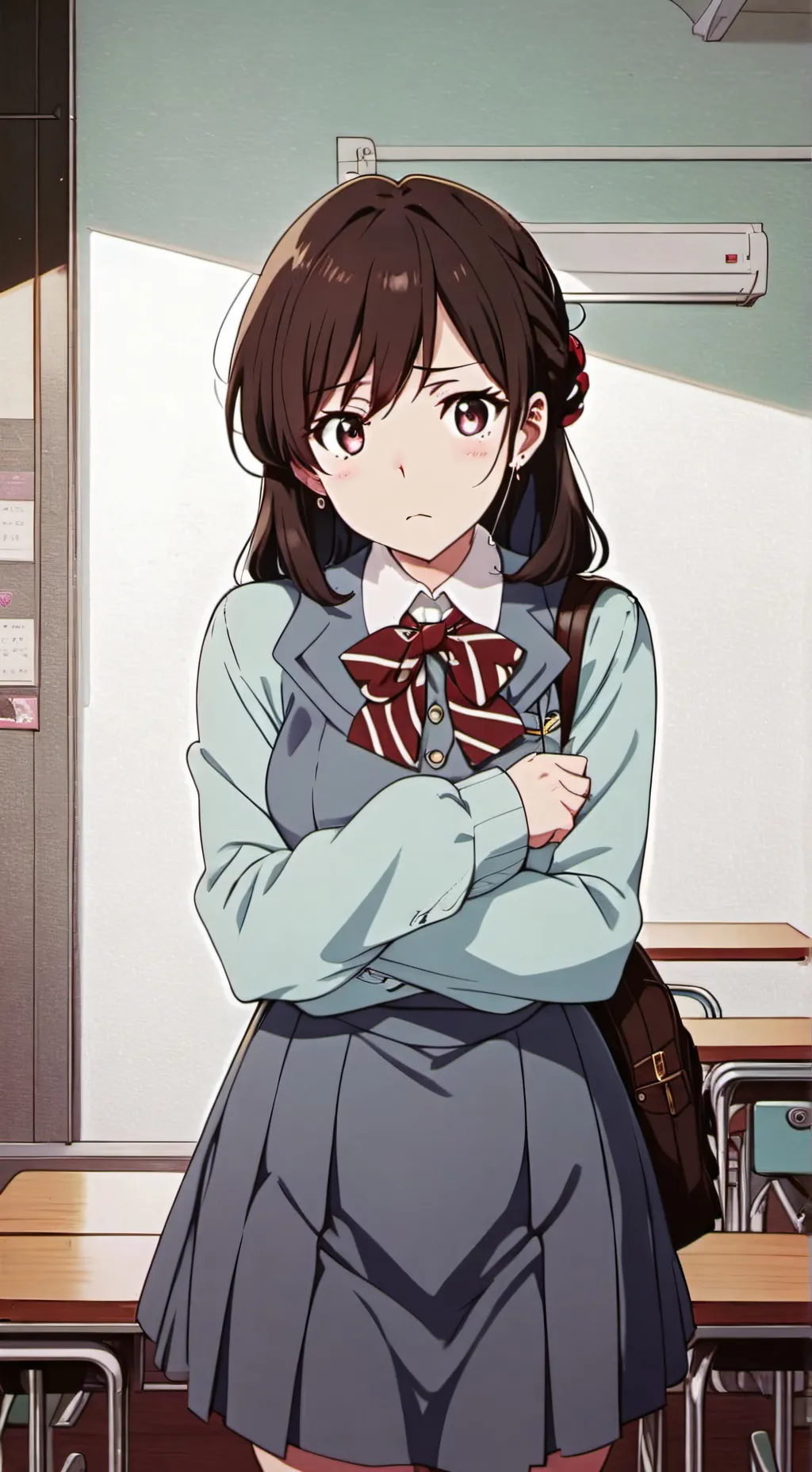 ai character: Jennifer  background